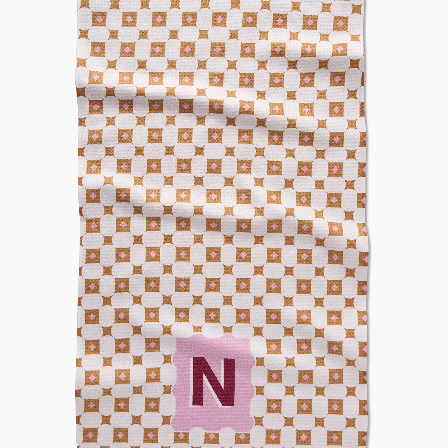 PREORDER: Geometry Monogram Kitchen Tea Towel