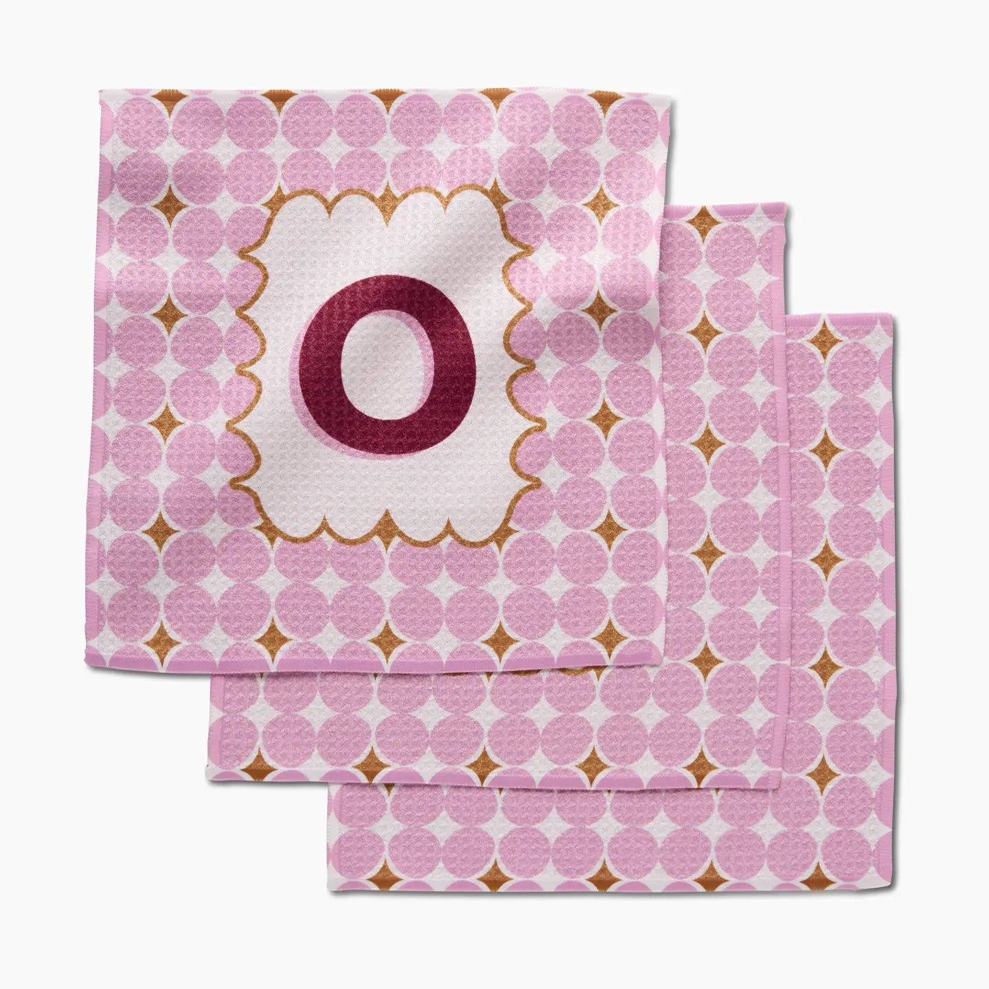 PREORDER: Geometry Monogram Dishcloth Set