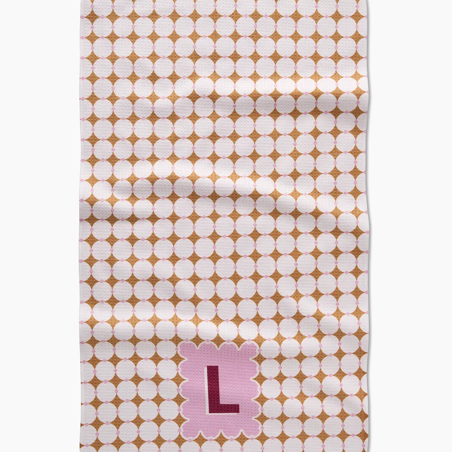 PREORDER: Geometry Monogram Kitchen Tea Towel