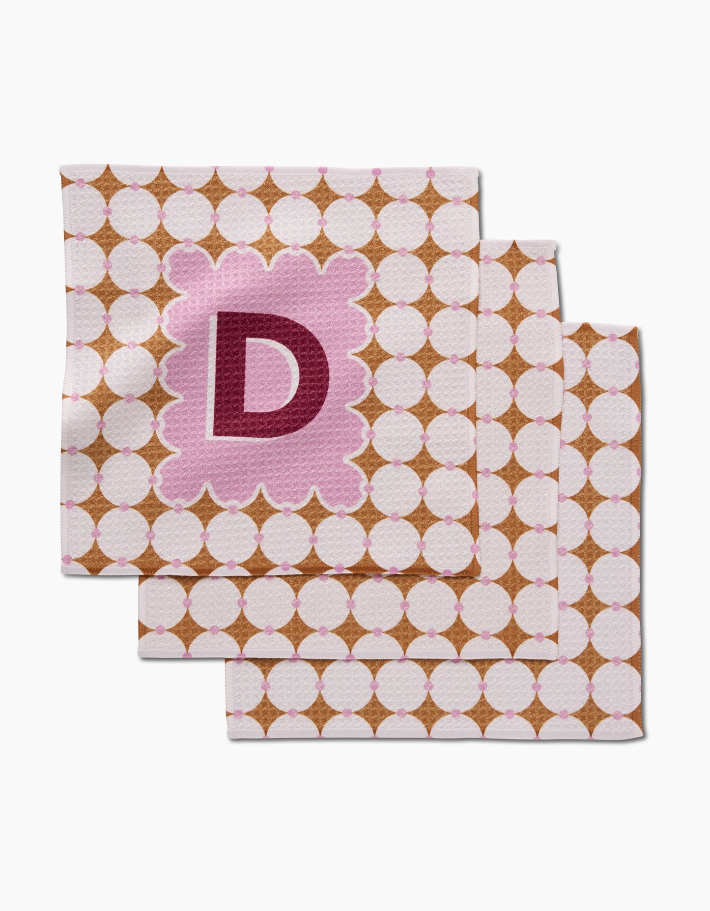 PREORDER: Geometry Monogram Dishcloth Set