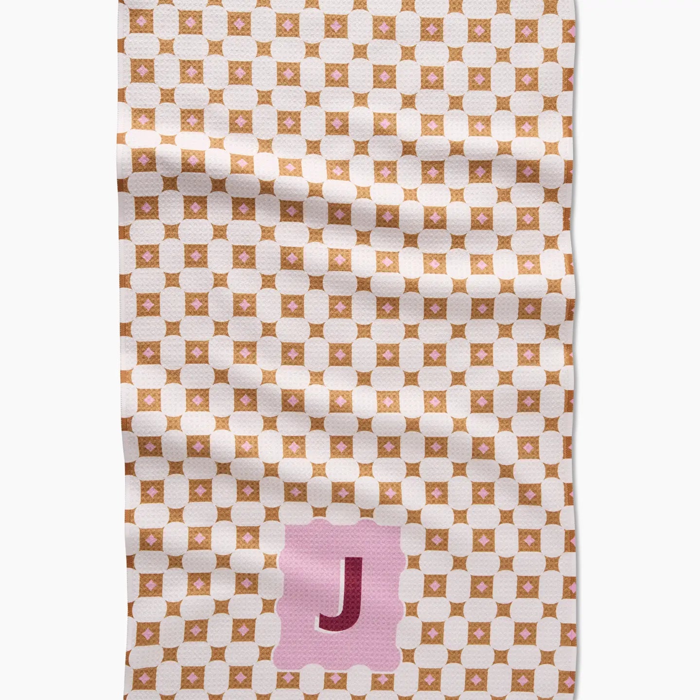 PREORDER: Geometry Monogram Kitchen Tea Towel