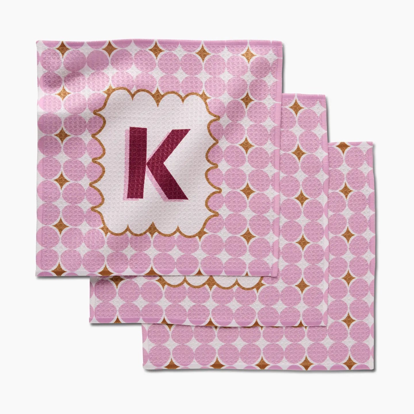 PREORDER: Geometry Monogram Dishcloth Set