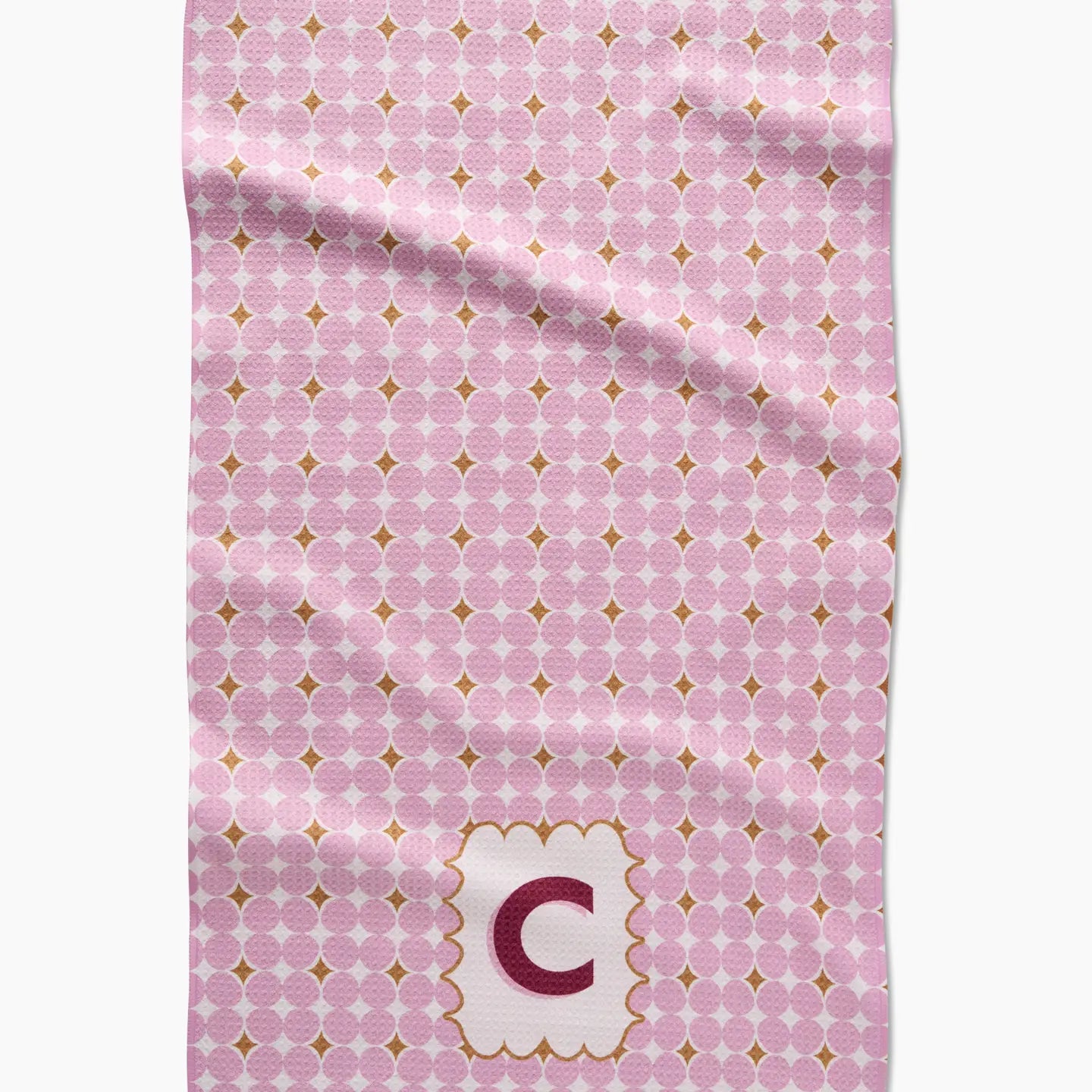 PREORDER: Geometry Monogram Kitchen Tea Towel