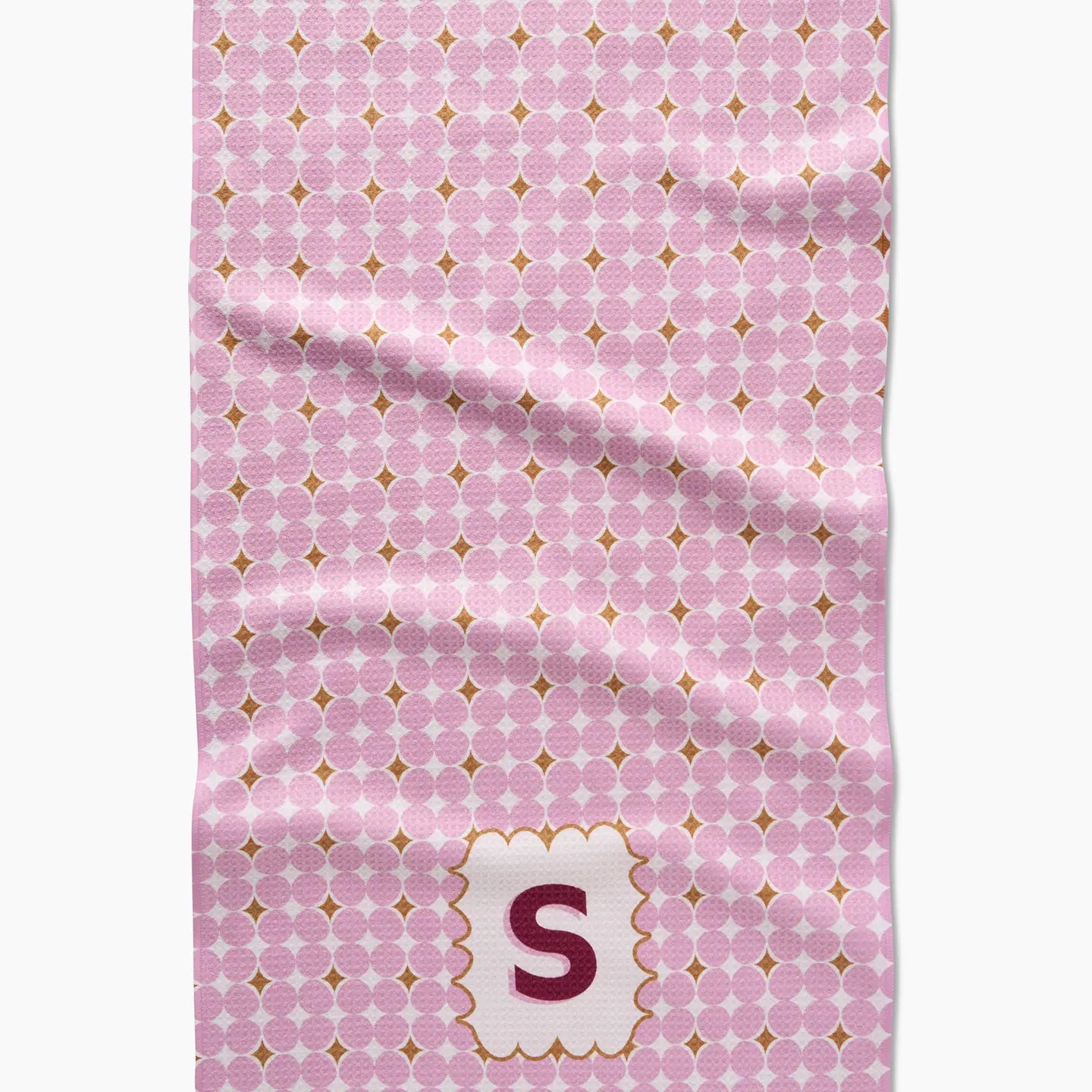 PREORDER: Geometry Monogram Kitchen Tea Towel
