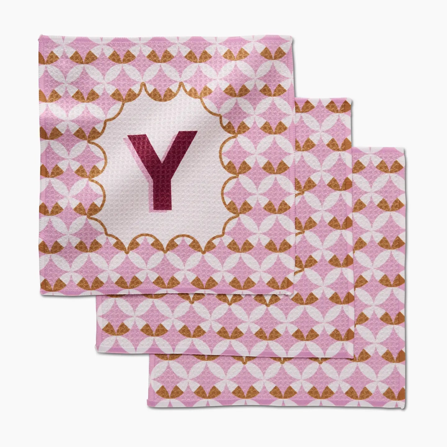 PREORDER: Geometry Monogram Dishcloth Set