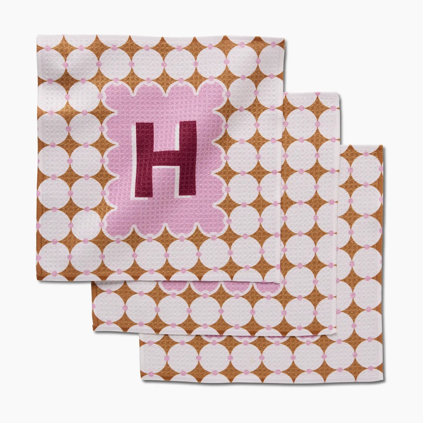 PREORDER: Geometry Monogram Dishcloth Set