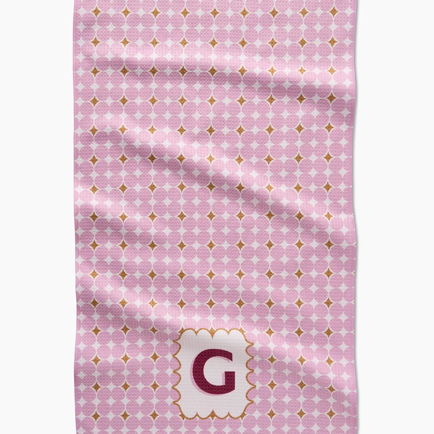 PREORDER: Geometry Monogram Kitchen Tea Towel