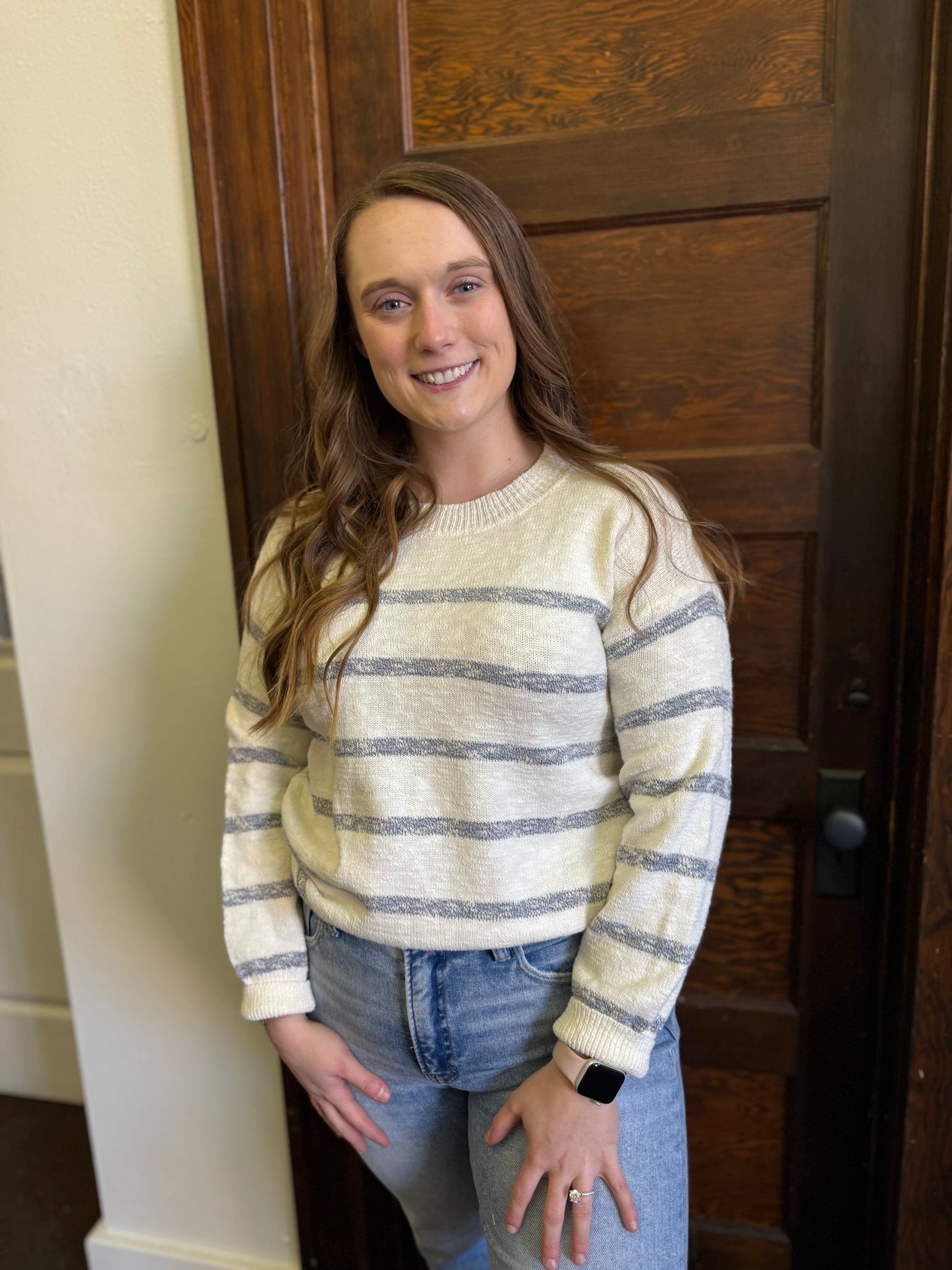 Delanie Striped Sweater