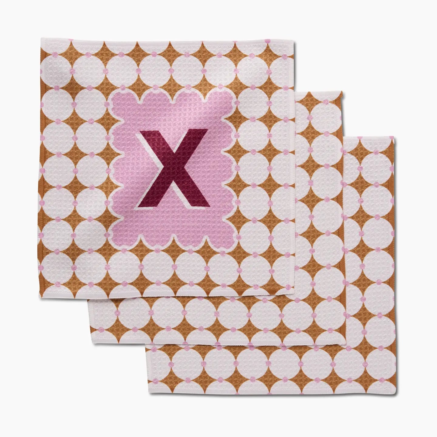 PREORDER: Geometry Monogram Dishcloth Set