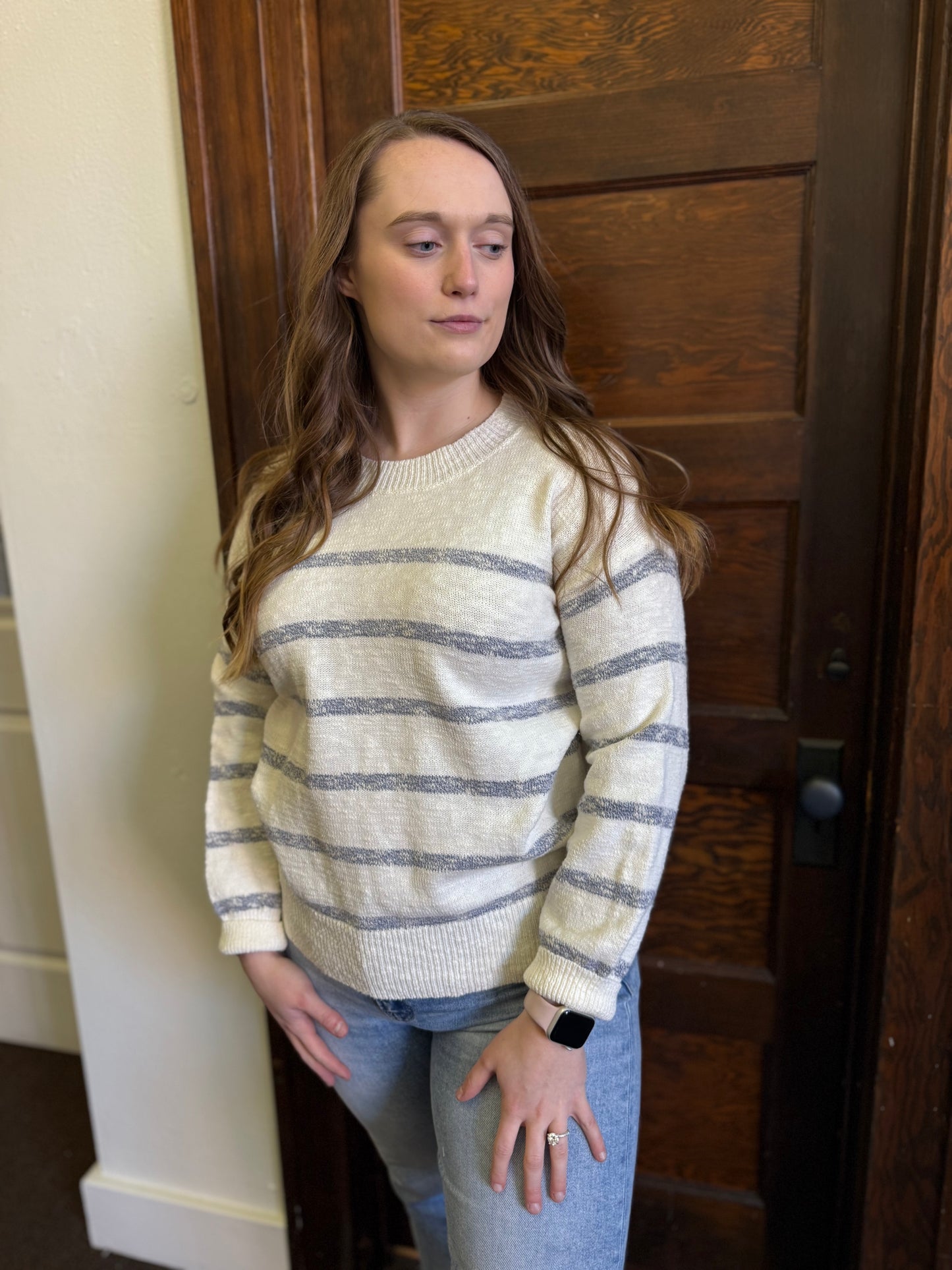 Delanie Striped Sweater