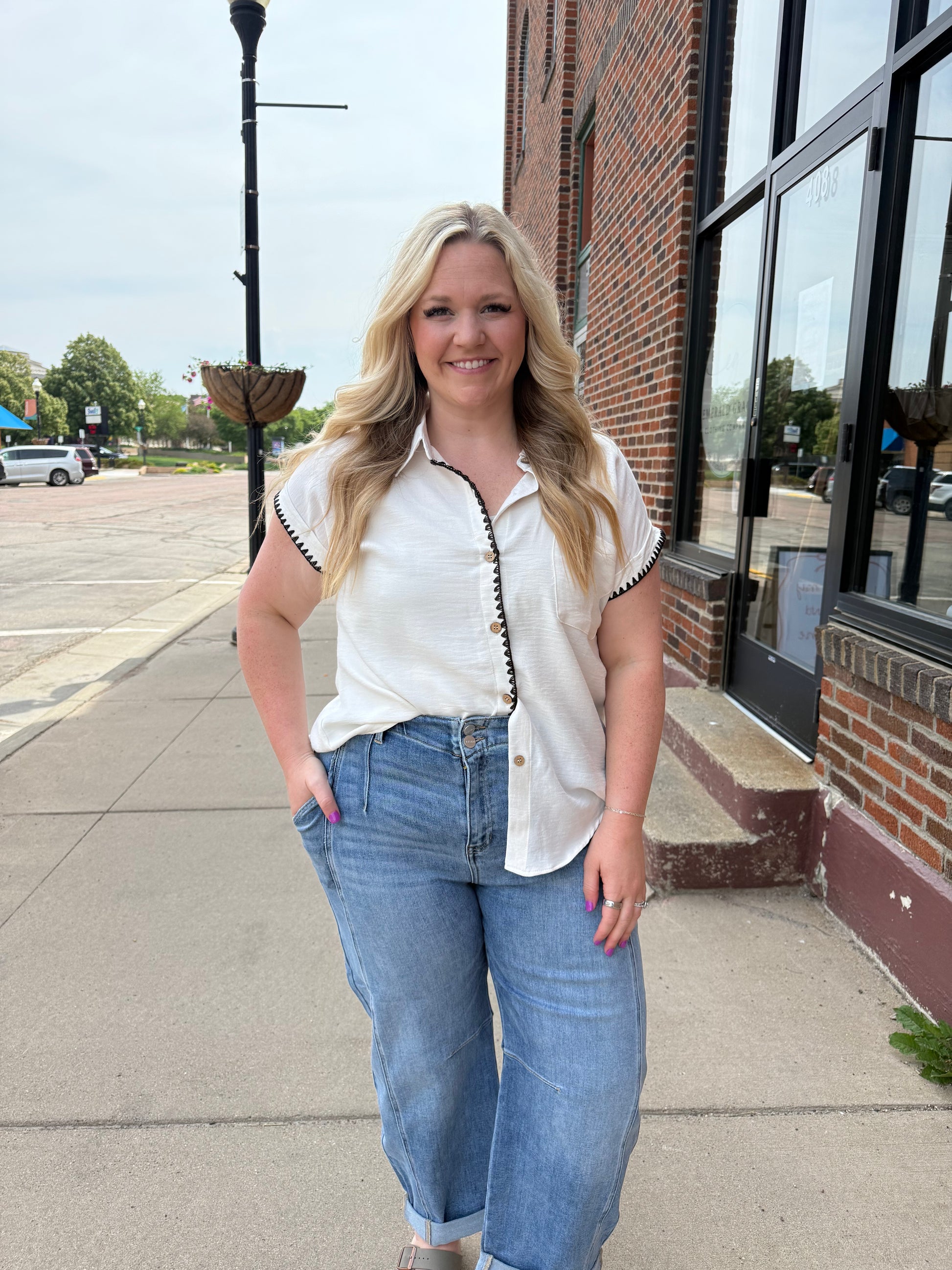 Waverly Stitched Top