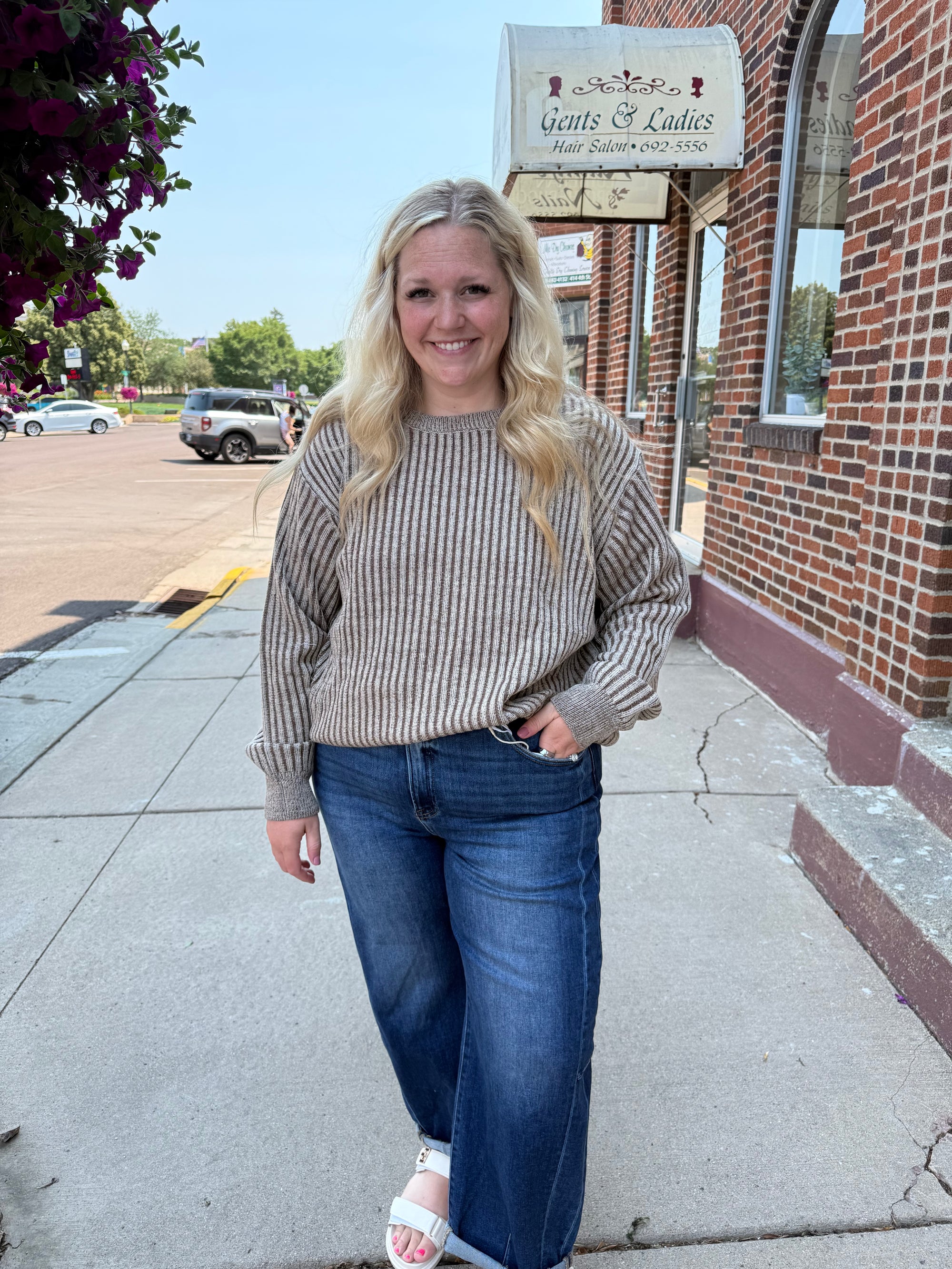 Barrett Two Tone Sweater