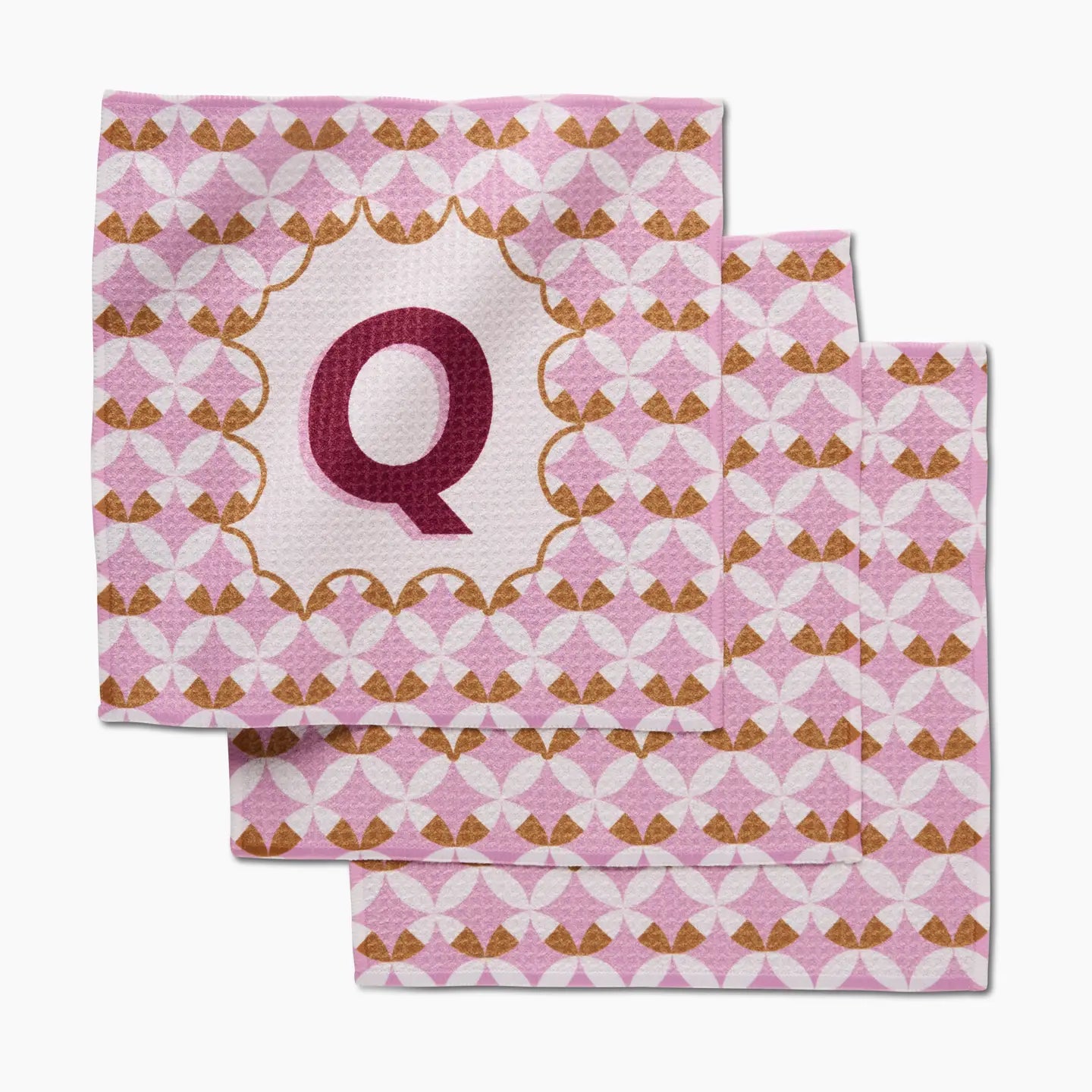 PREORDER: Geometry Monogram Dishcloth Set