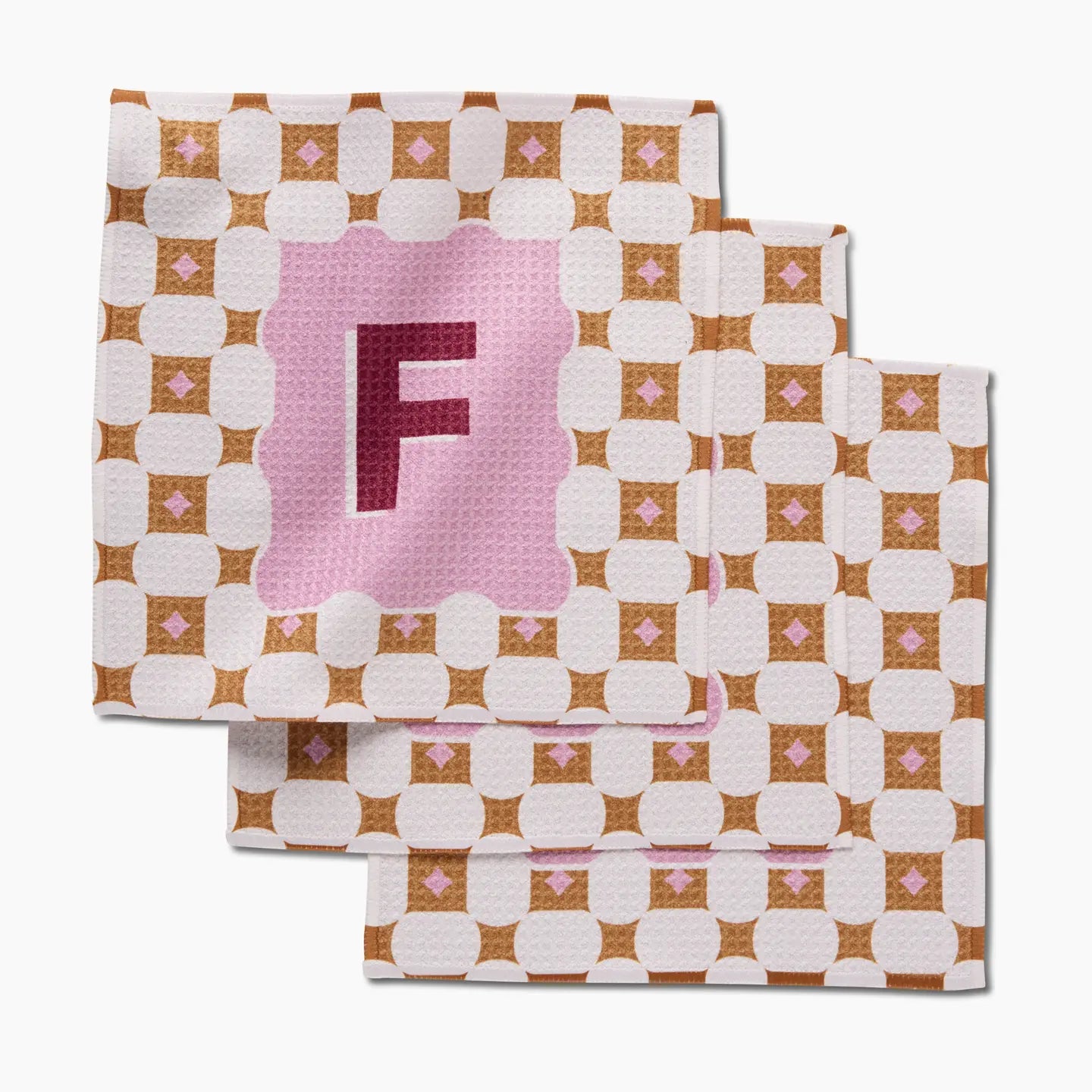 PREORDER: Geometry Monogram Dishcloth Set