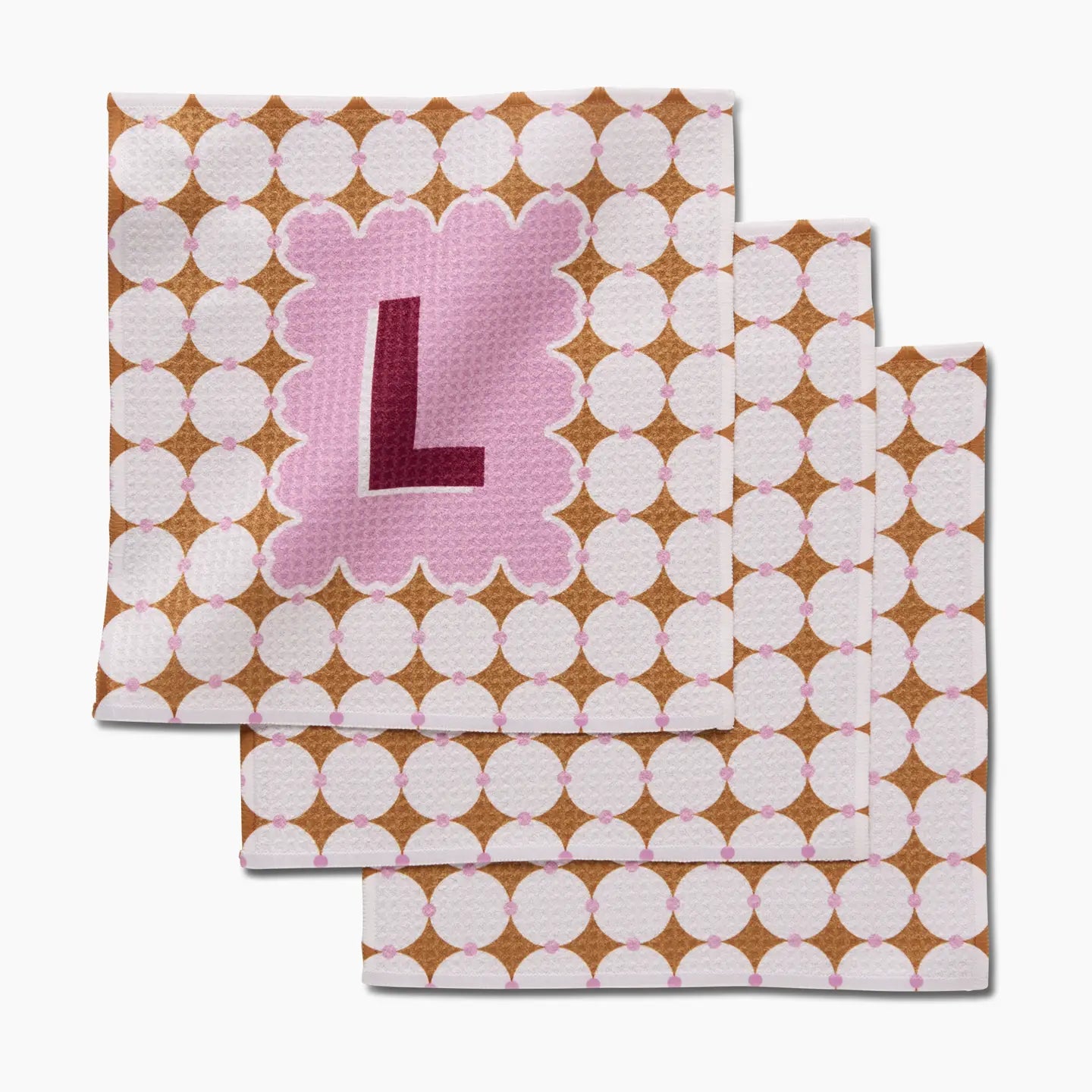 PREORDER: Geometry Monogram Dishcloth Set