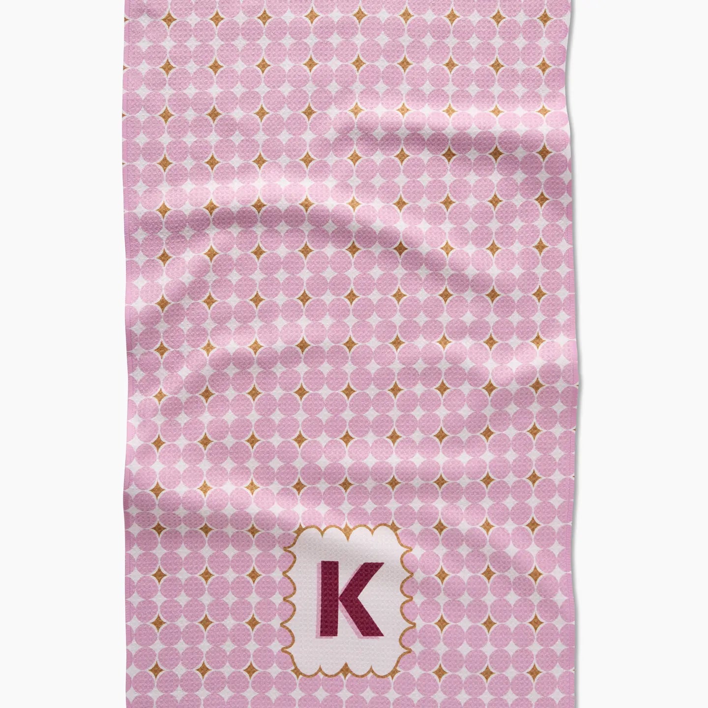 PREORDER: Geometry Monogram Kitchen Tea Towel