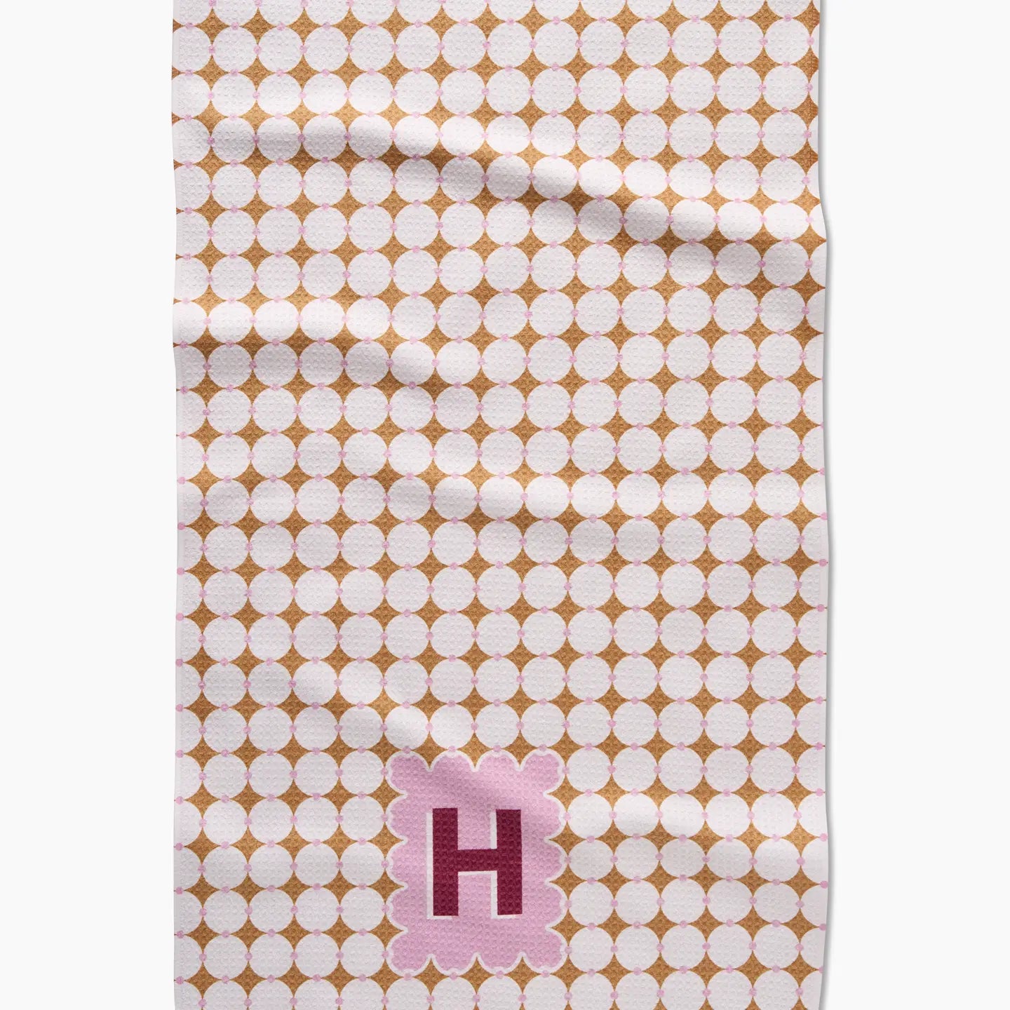 PREORDER: Geometry Monogram Kitchen Tea Towel