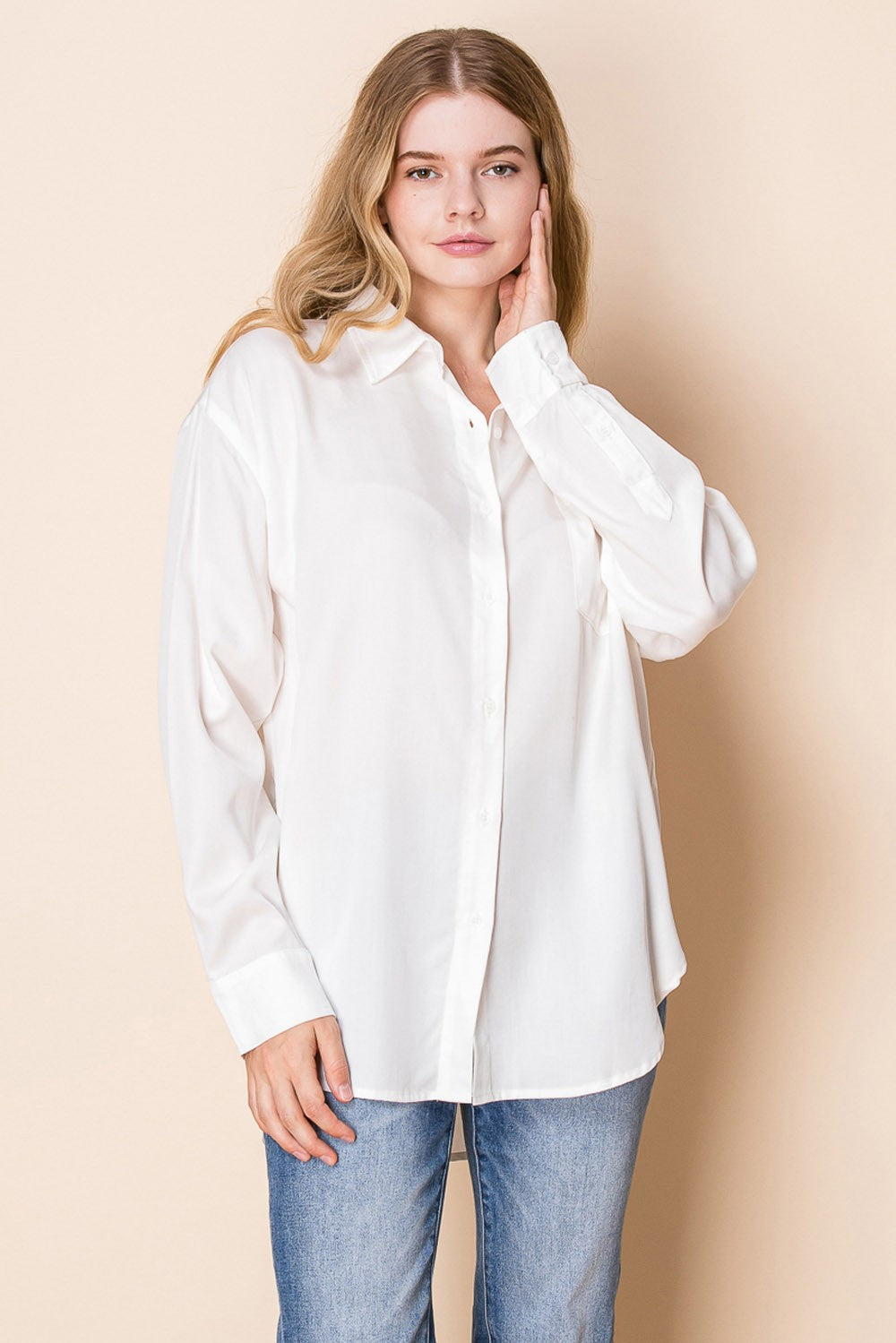 Anastasia Button Down