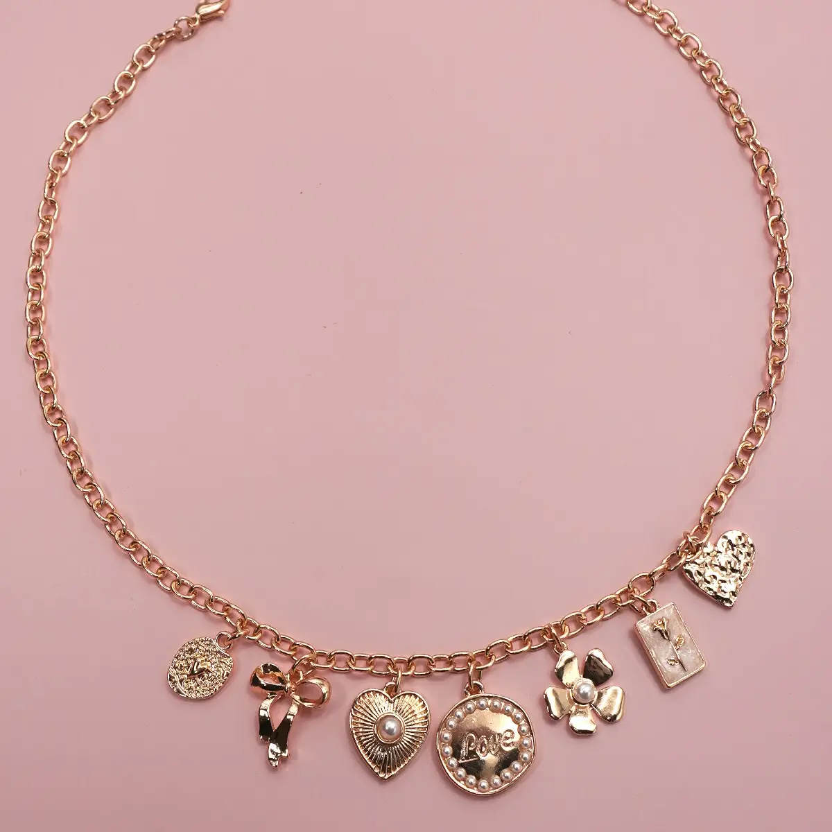 Gold Charm Necklace