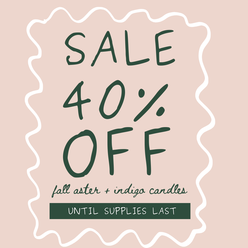 40% OFF CANDLES + MELTS