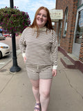 Molli Striped Mockneck