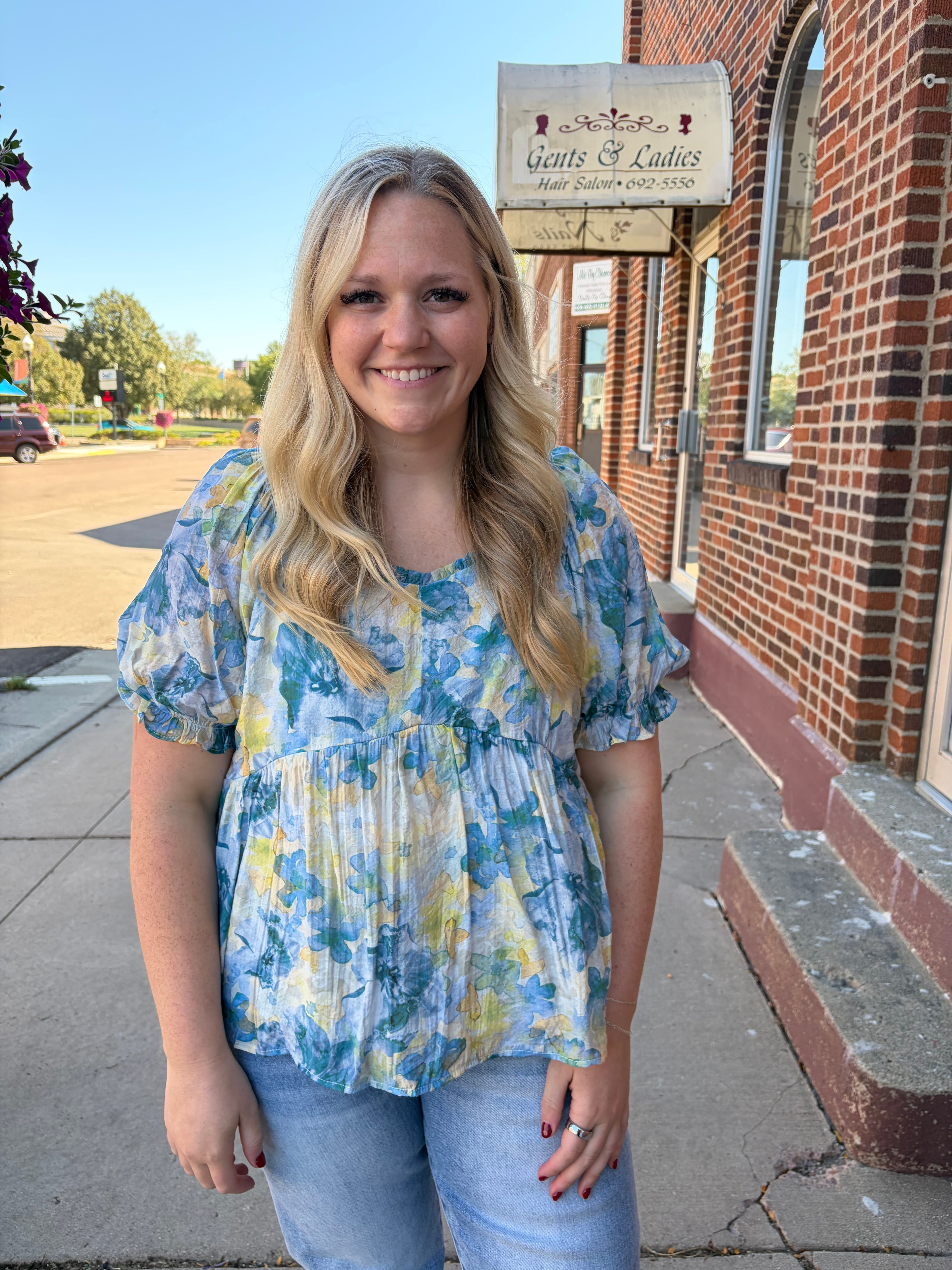 Astoria Peplum Top