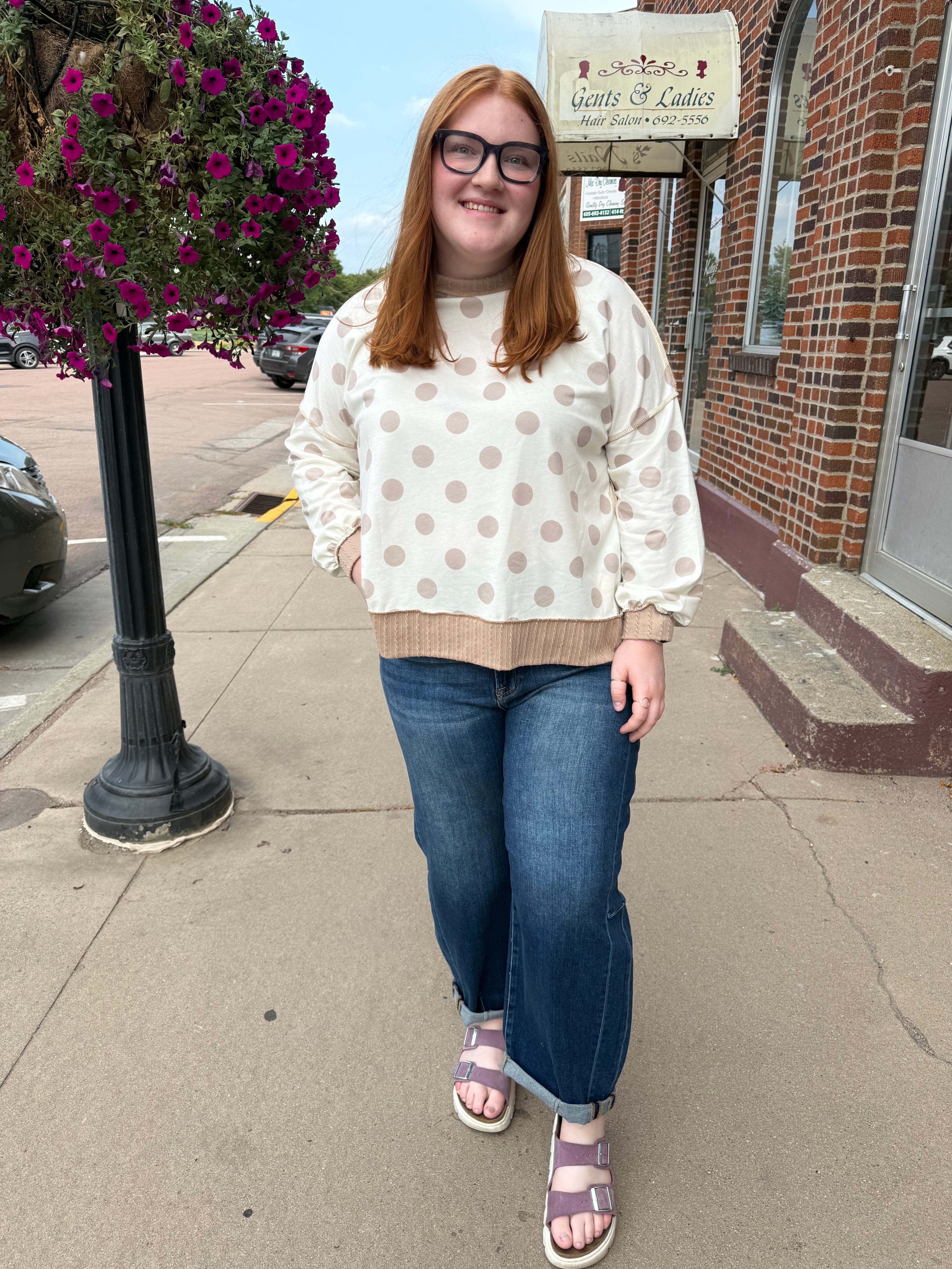 Tatum Dotted Pullover