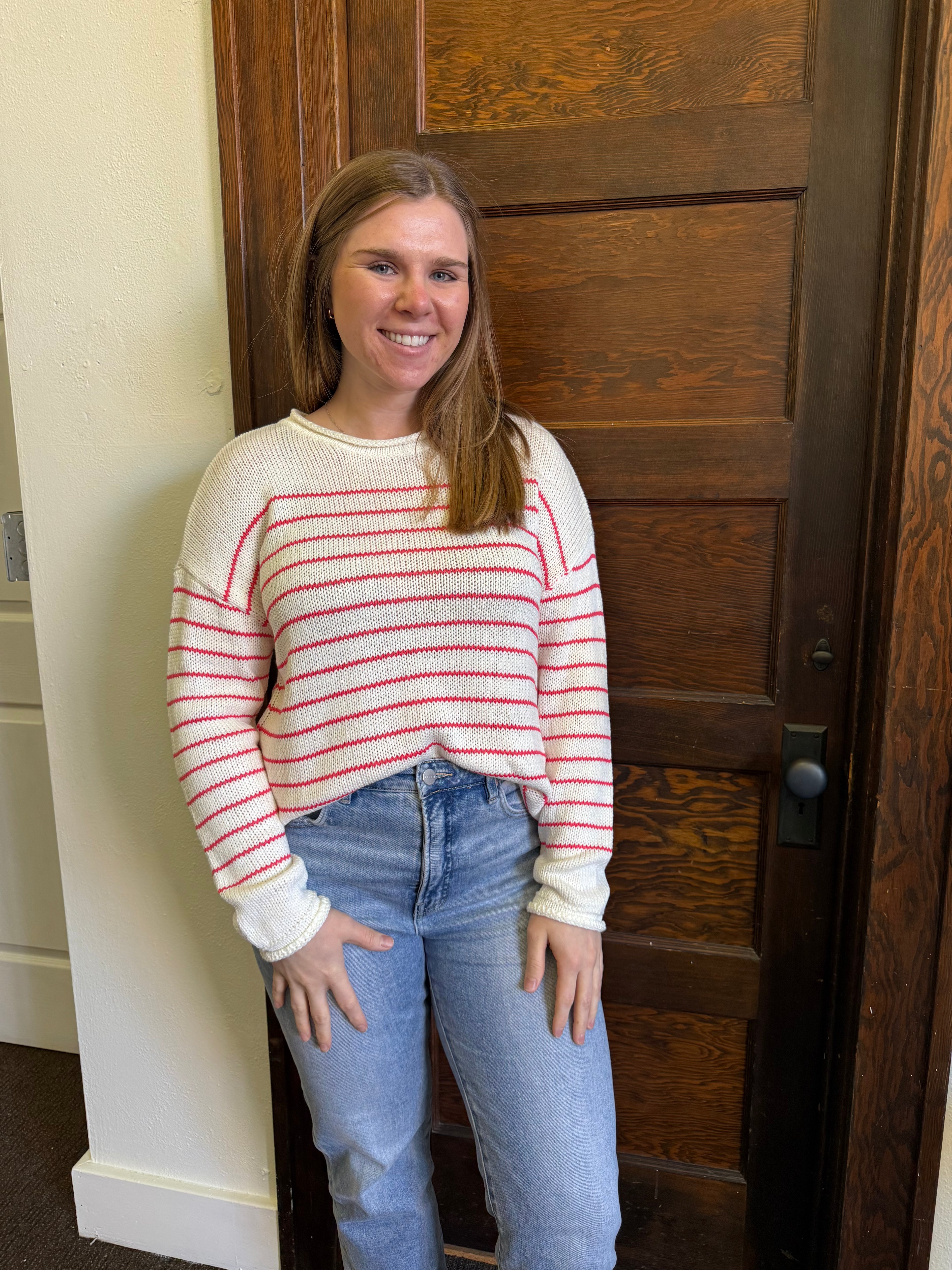 Scottie Striped Sweater