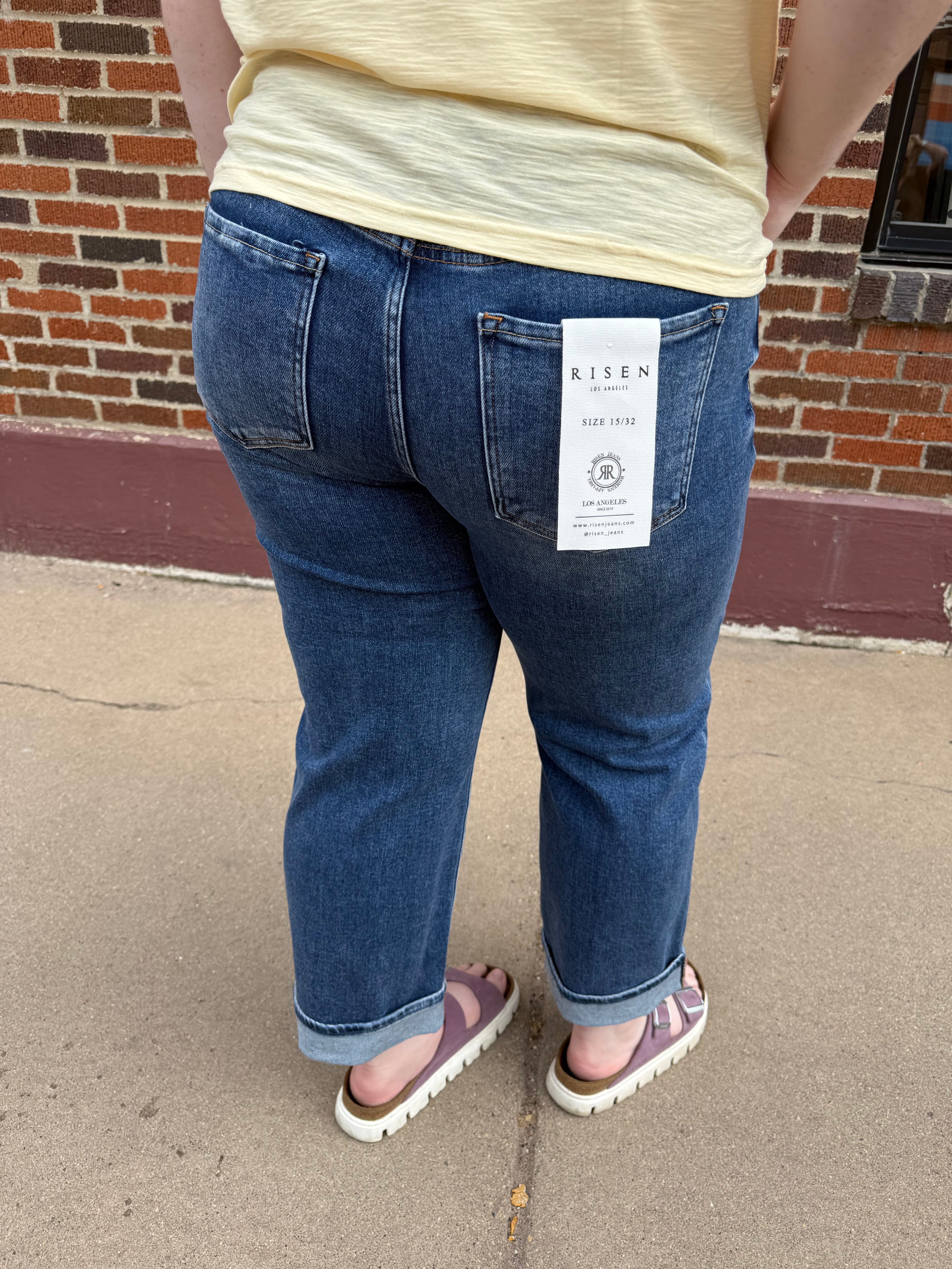 Dani Cuffed Boyfriend Denim