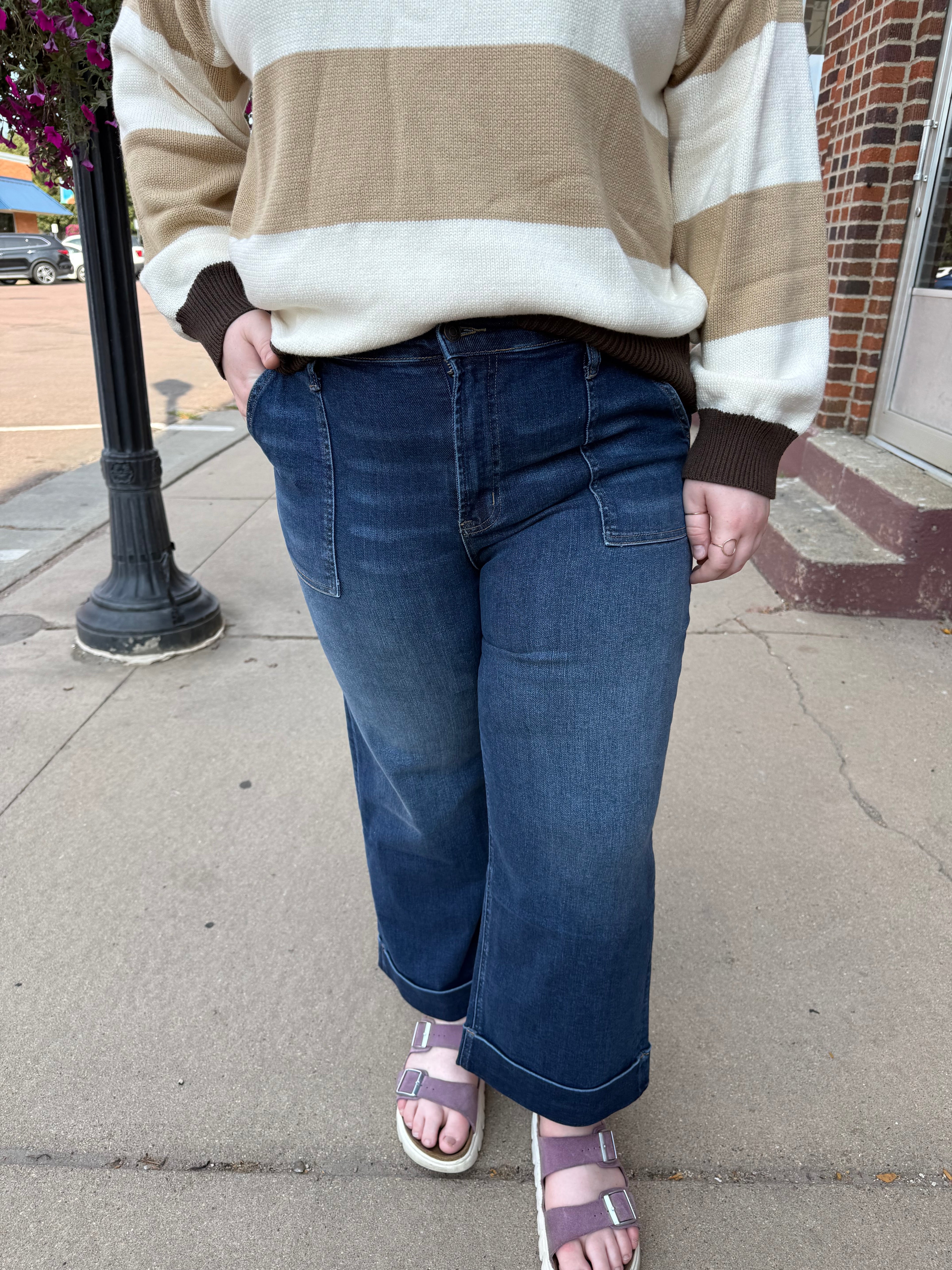 Delanie Cropped Denim