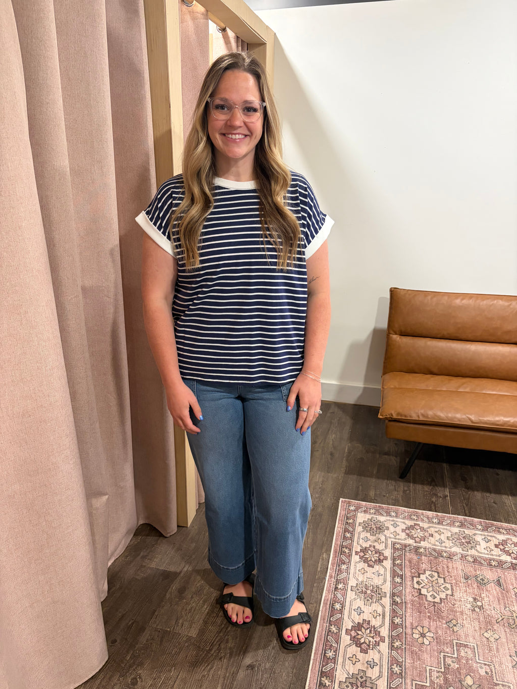 Nyla Striped Top