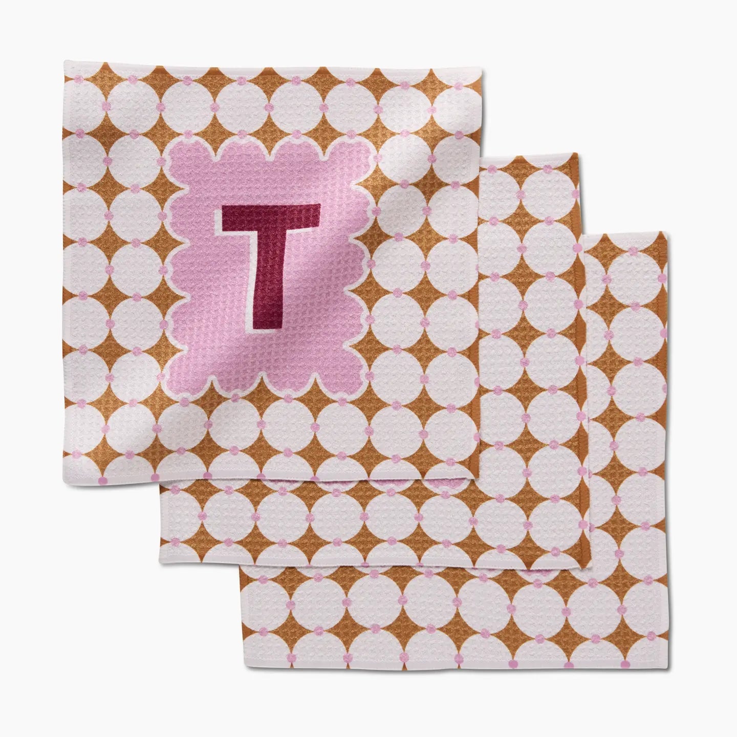 PREORDER: Geometry Monogram Dishcloth Set