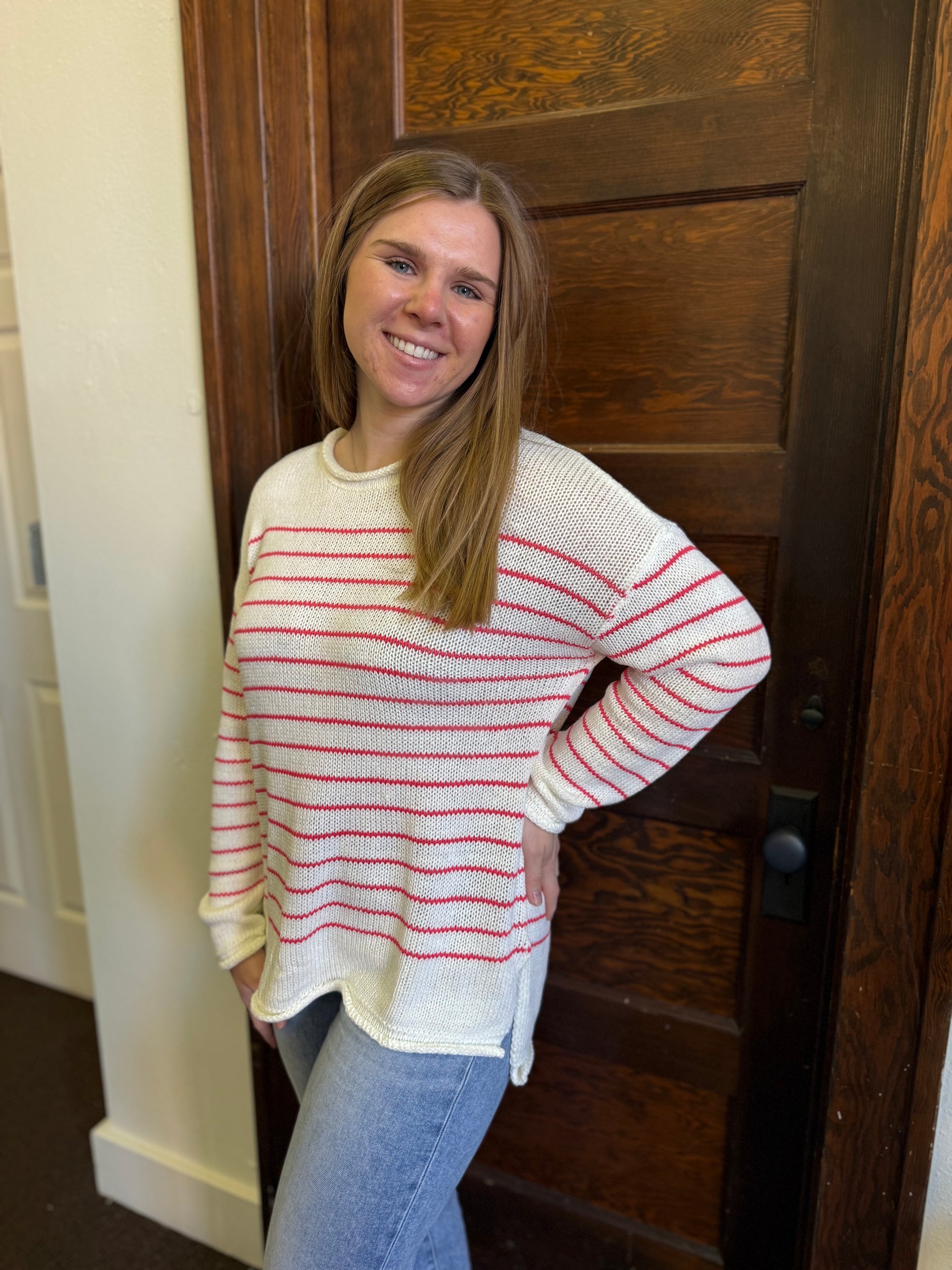 Scottie Striped Sweater