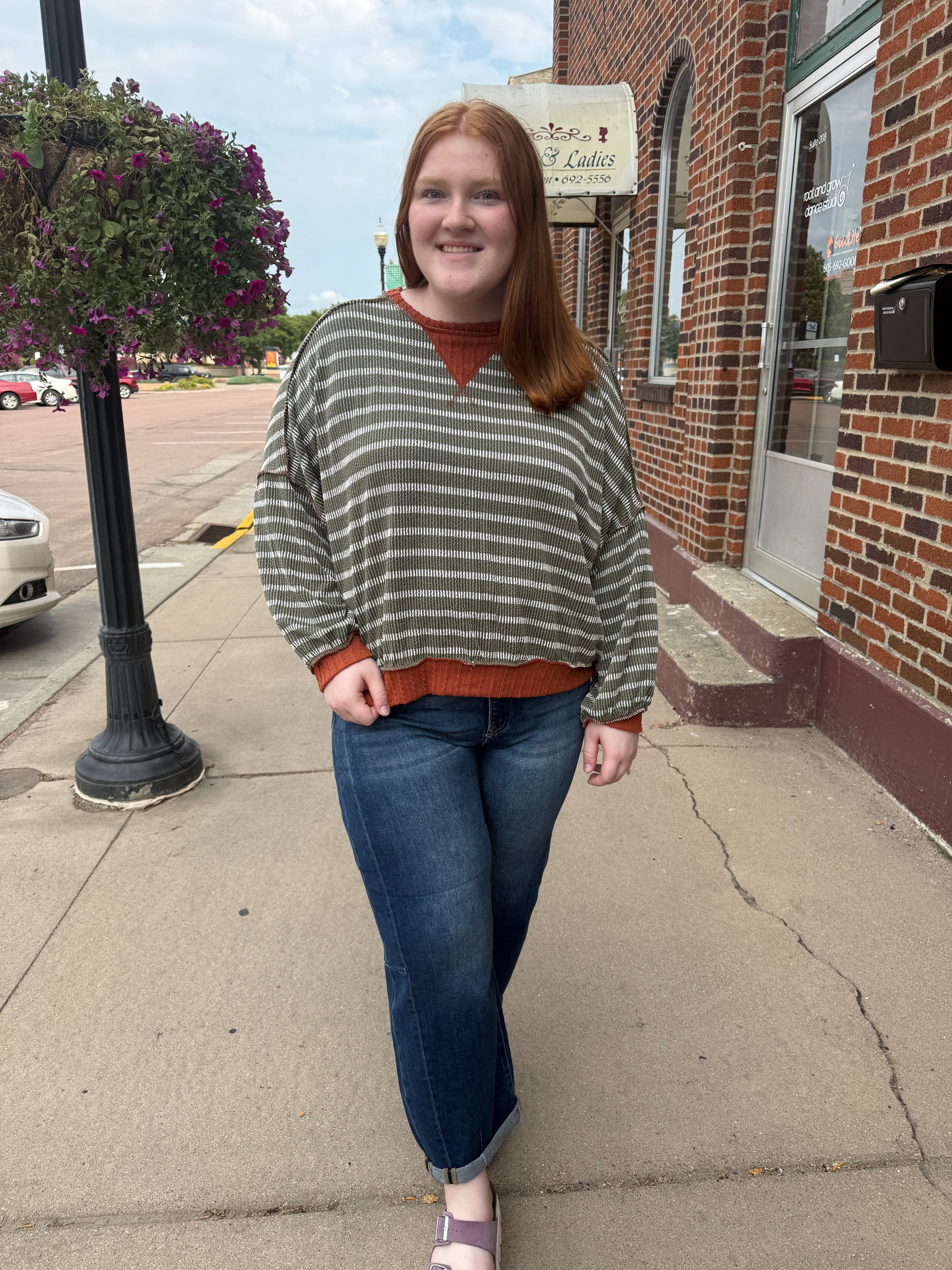 Oli Striped Pullover
