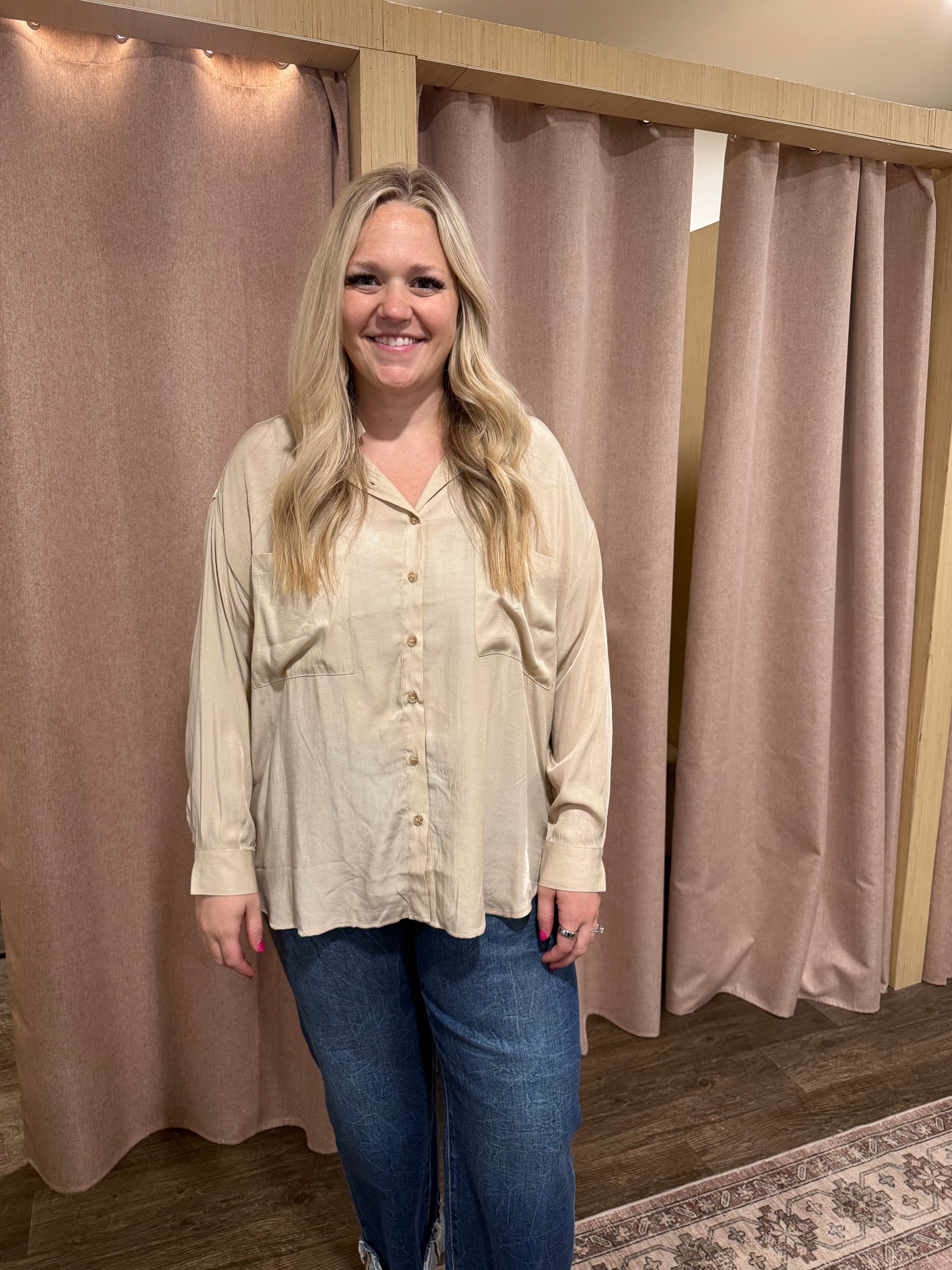 Kendra Button Down Top