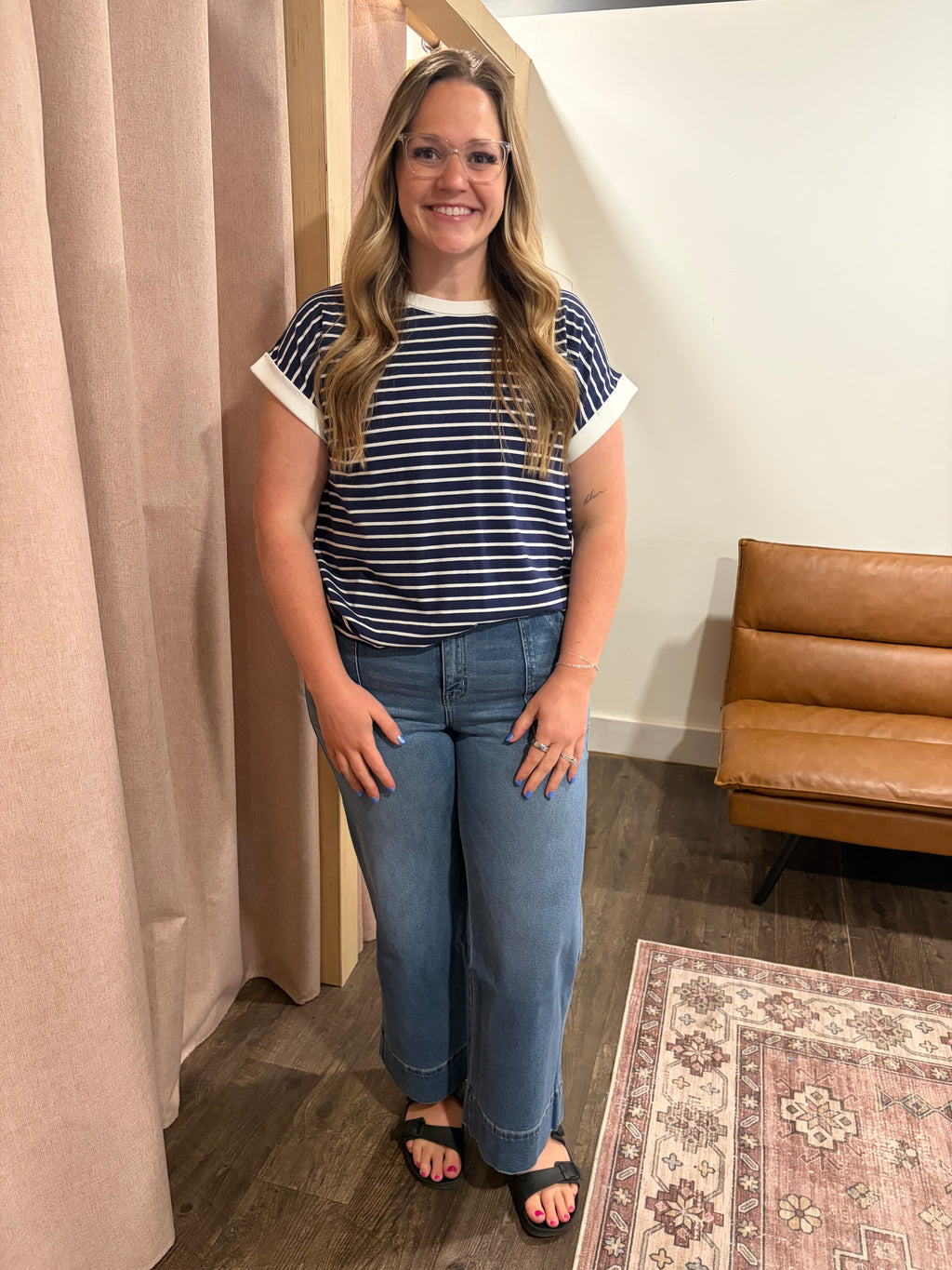 Nyla Striped Top