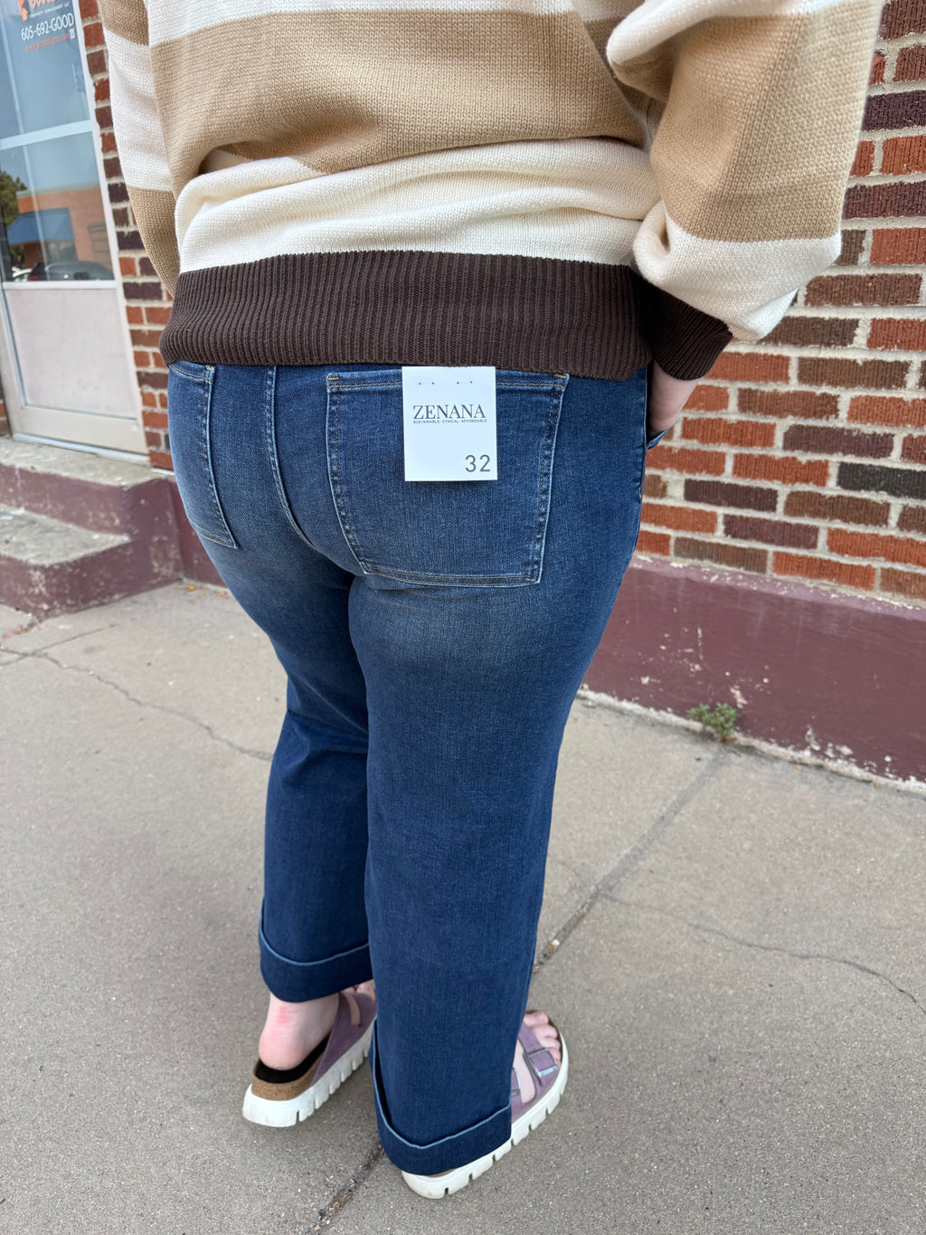 Delanie Cropped Denim
