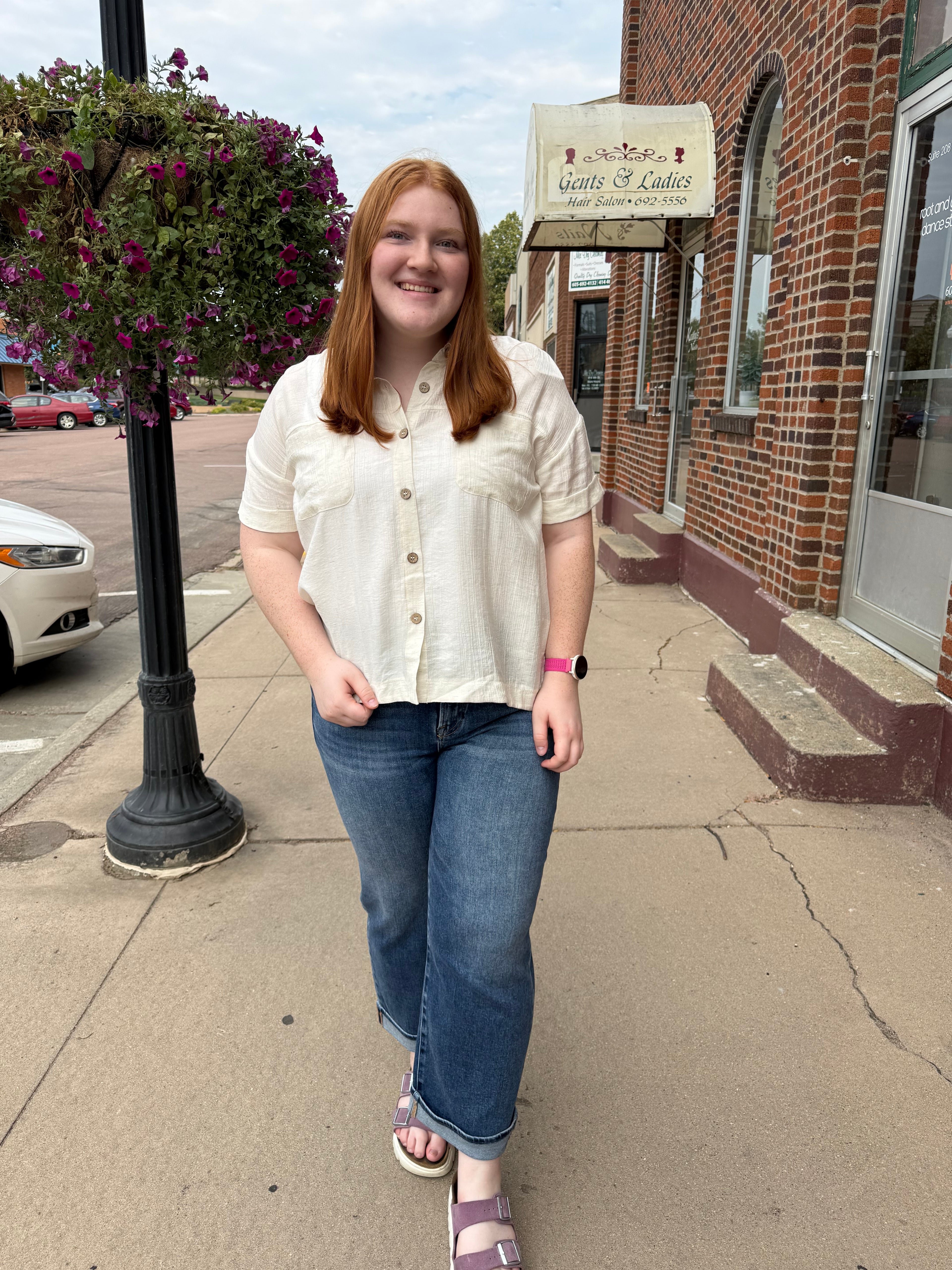 Wren Cuffed Top
