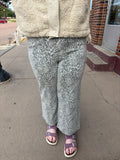 Anniston Leopard Wide Leg Denim