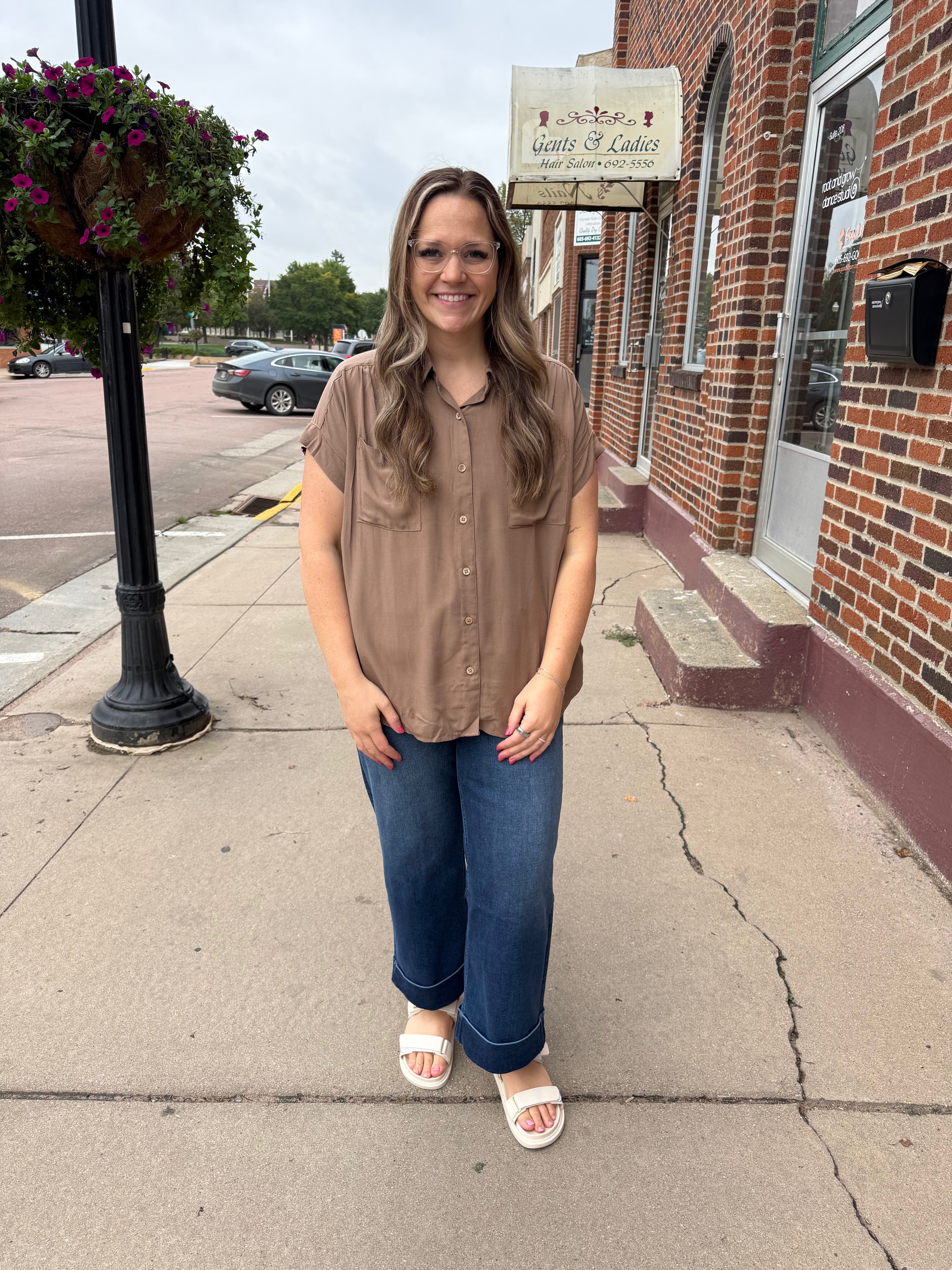 Benny Button Down Top