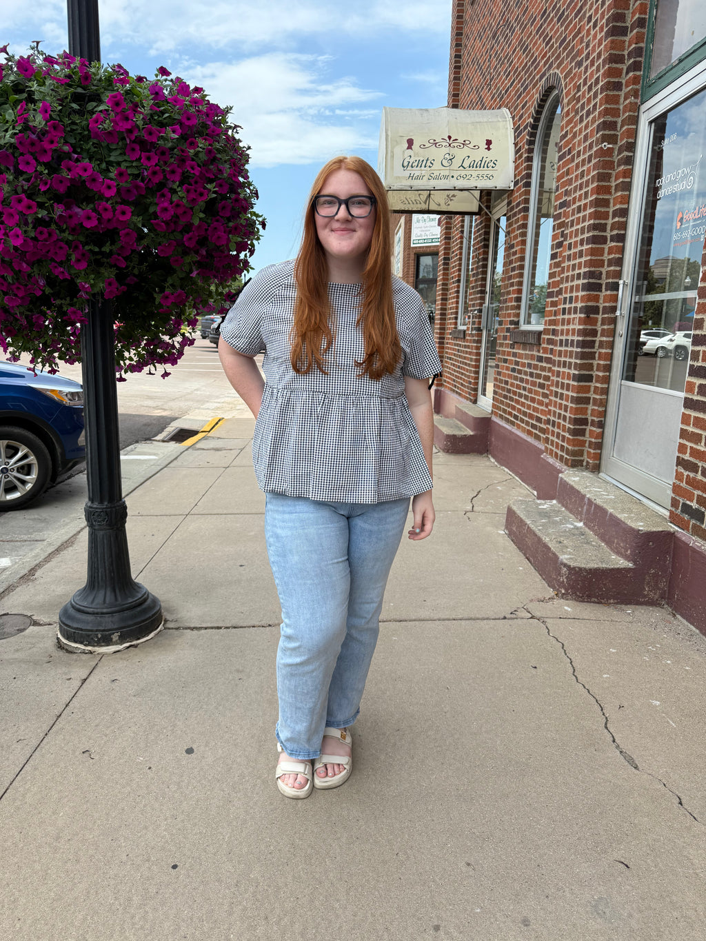 Blythe Gingham Top