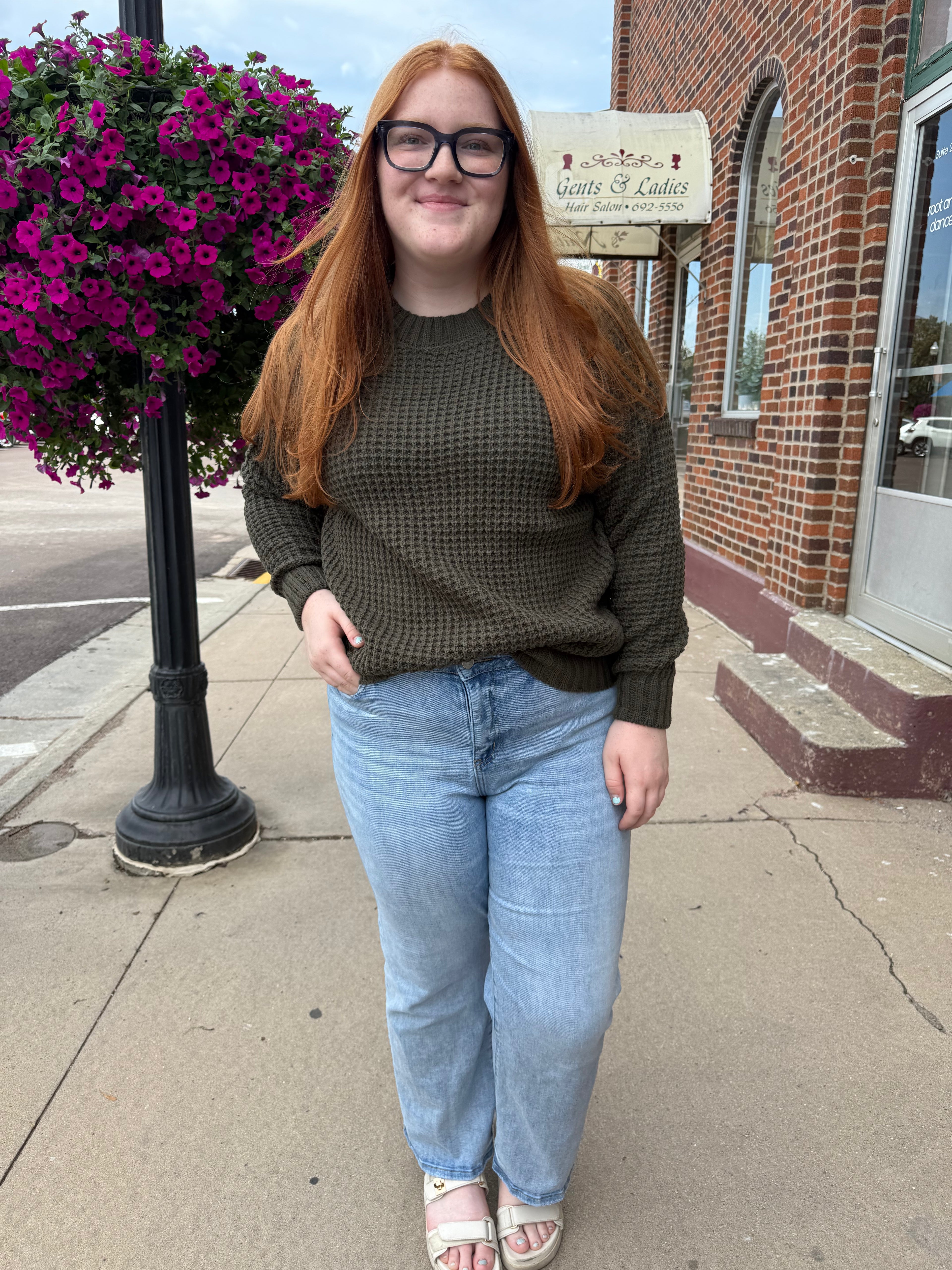 Deacon Waffle Knit Sweater