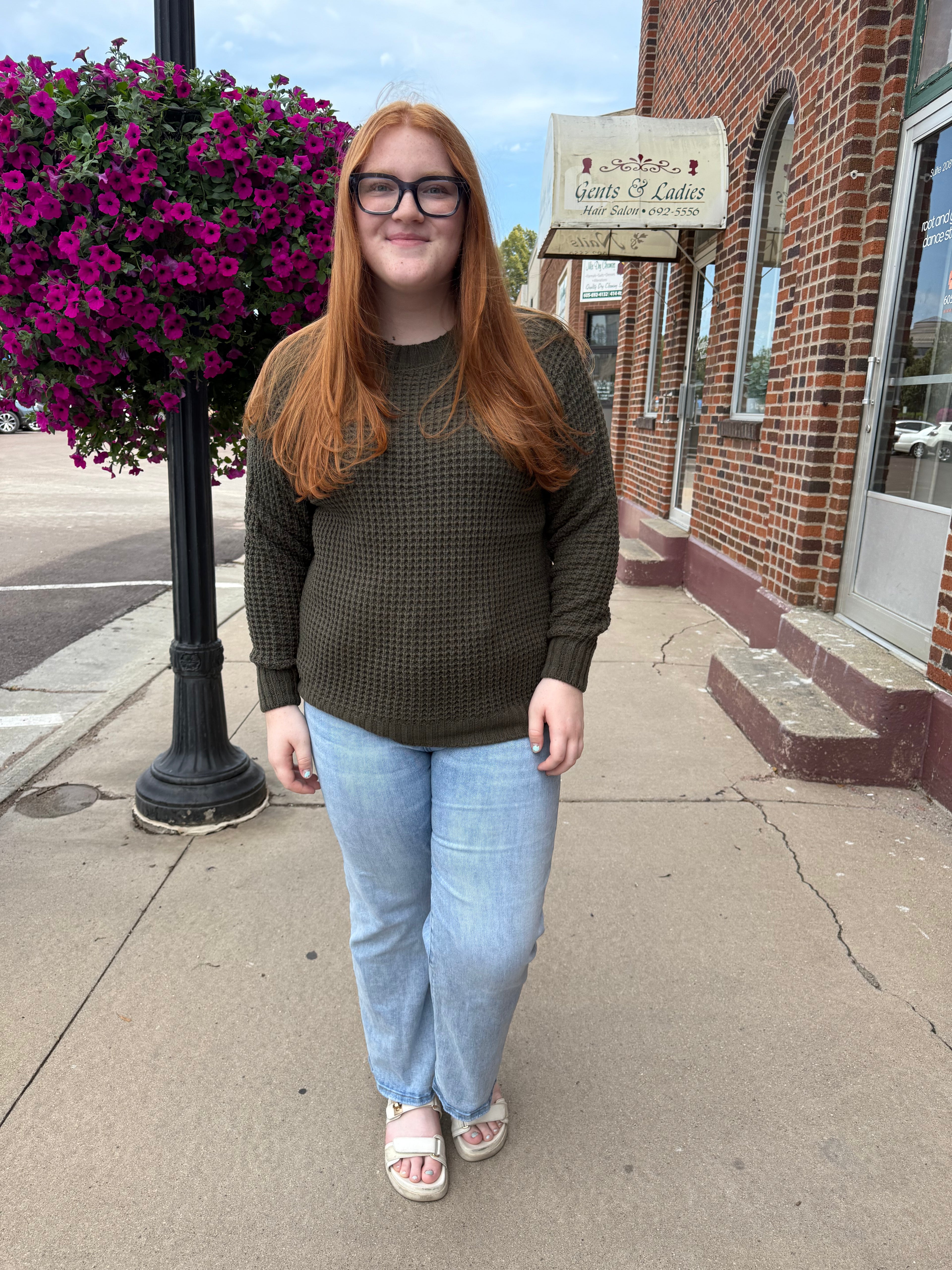 Deacon Waffle Knit Sweater