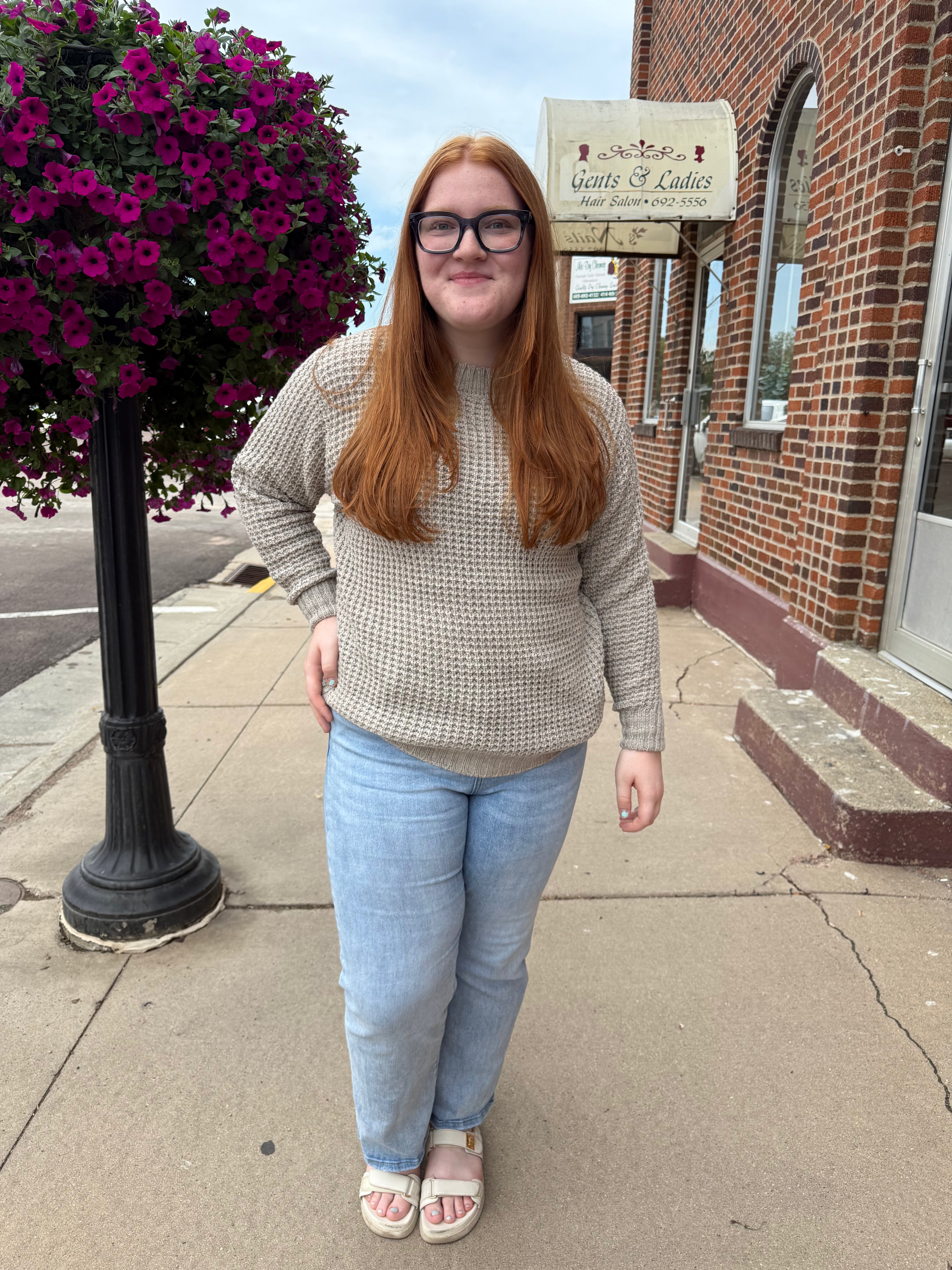 Harper Waffle Knit Sweater