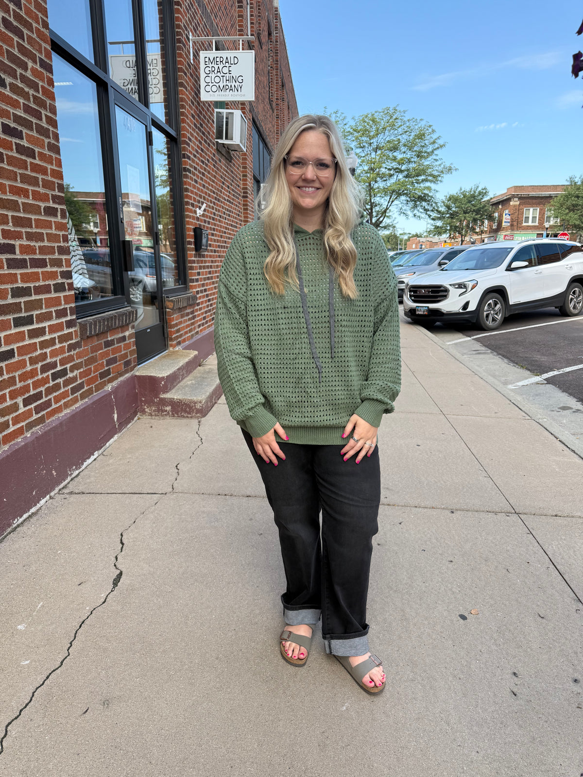 Ollie Sheer Hooded Top