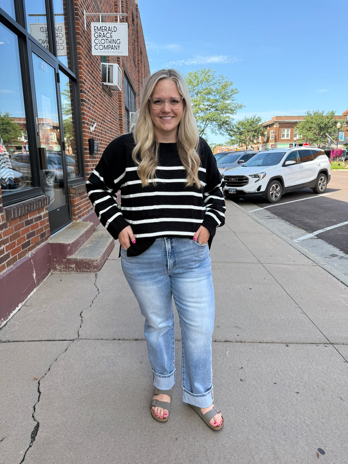 Beckham Striped Sweater