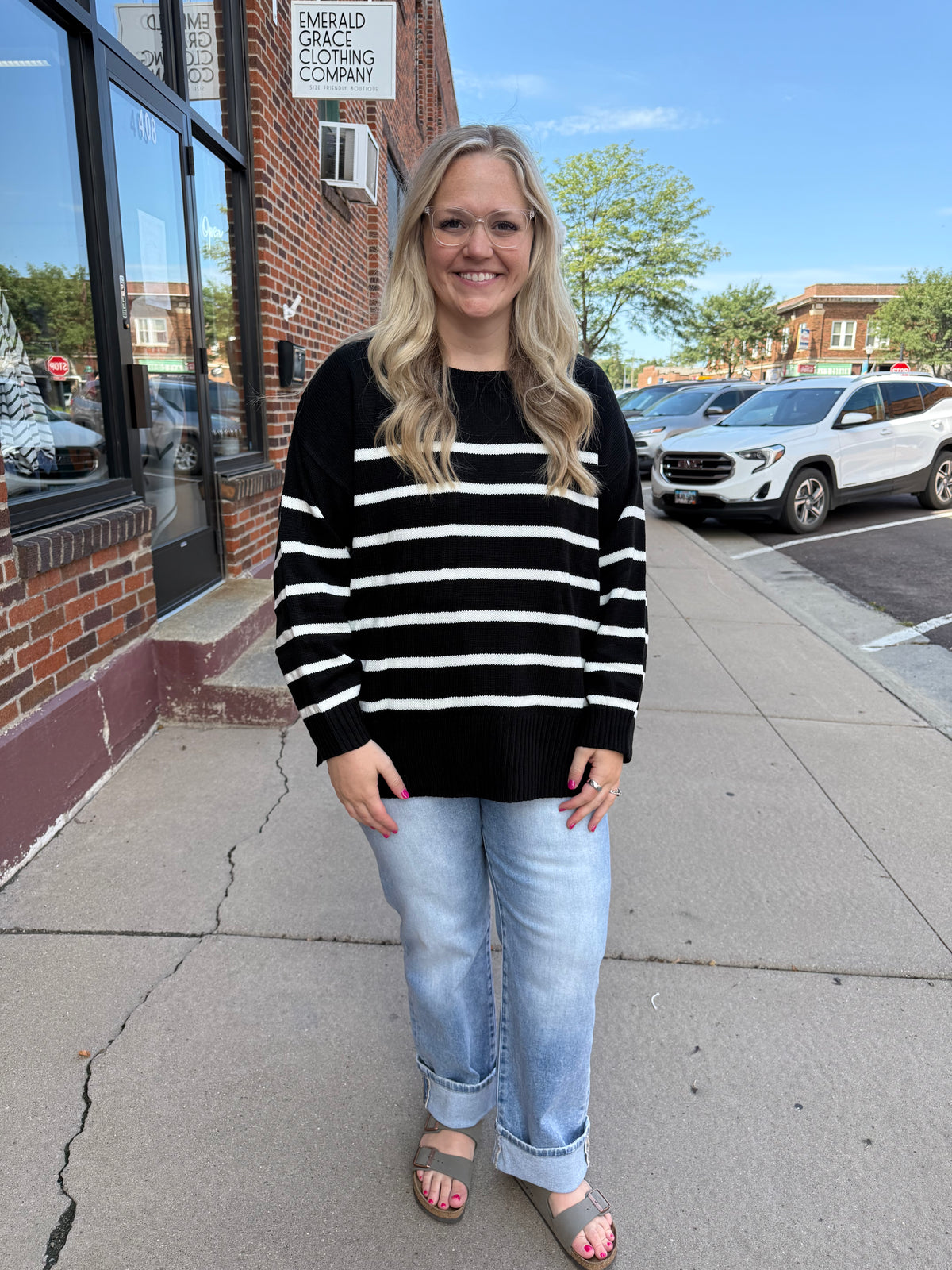 Beckham Striped Sweater
