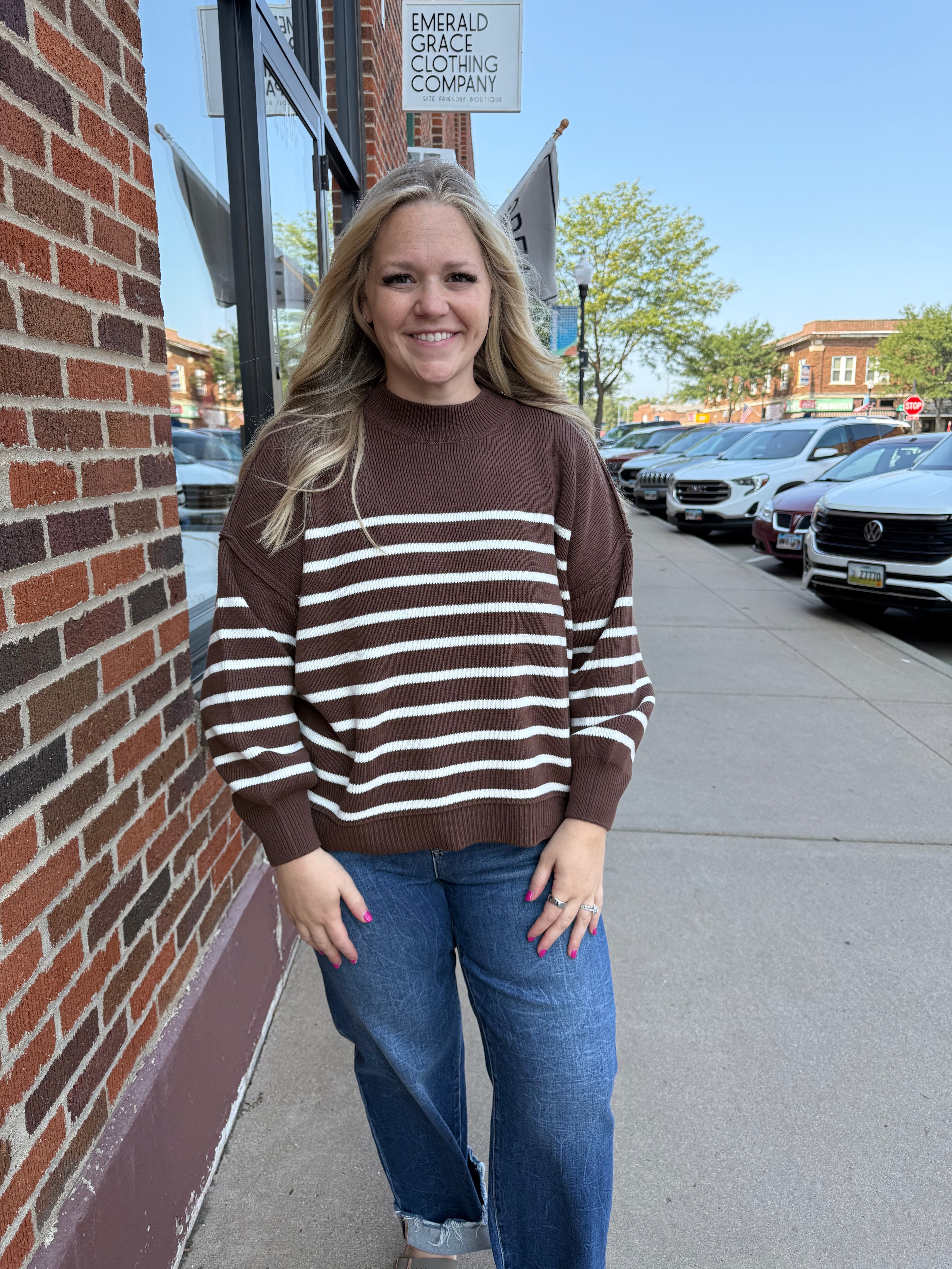 Bret Striped Sweater