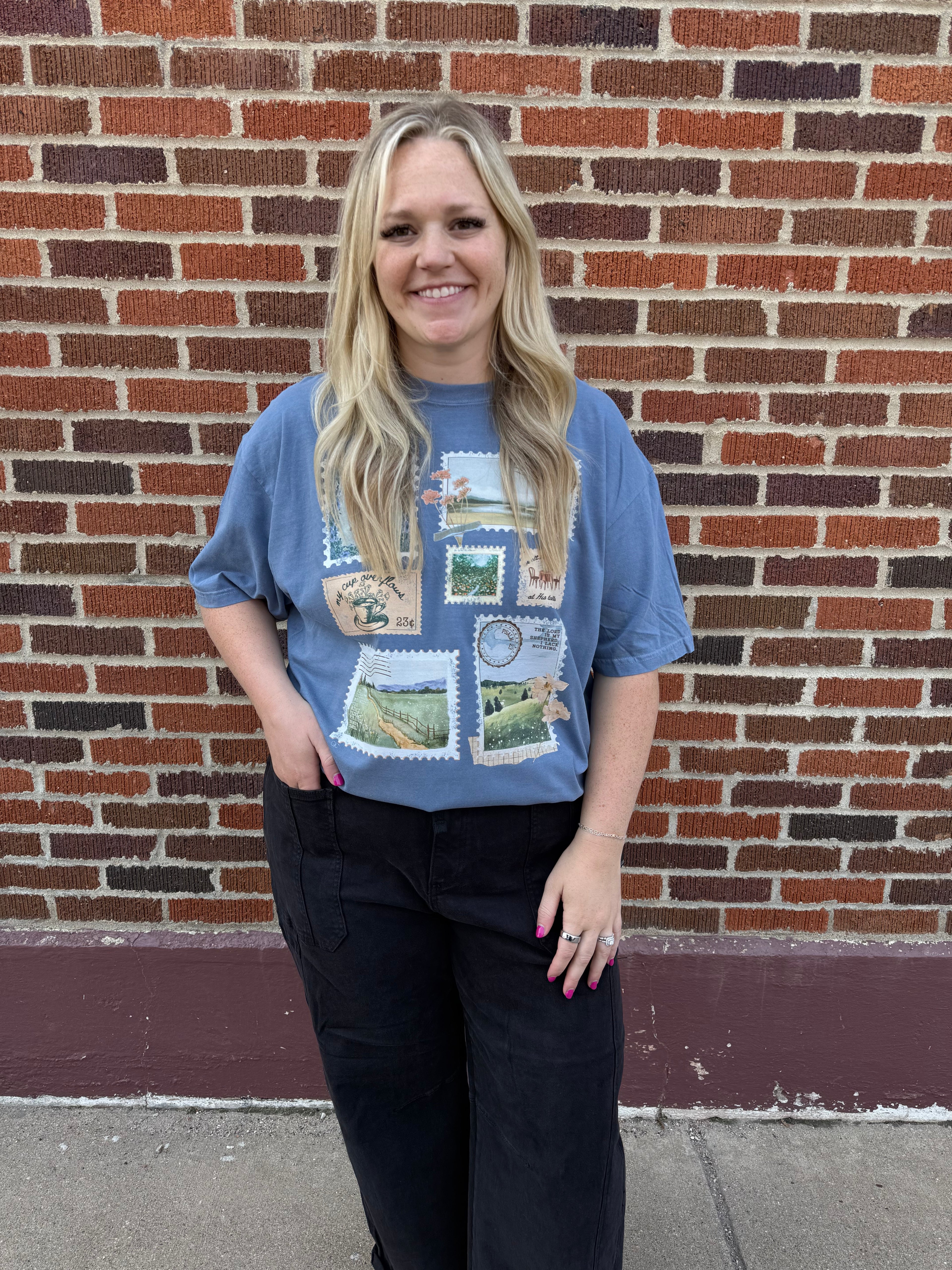 Psalm 23 Stamp Graphic Tee