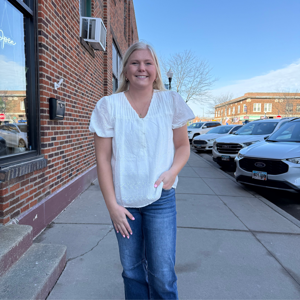 Winnie Eyelet Blouse